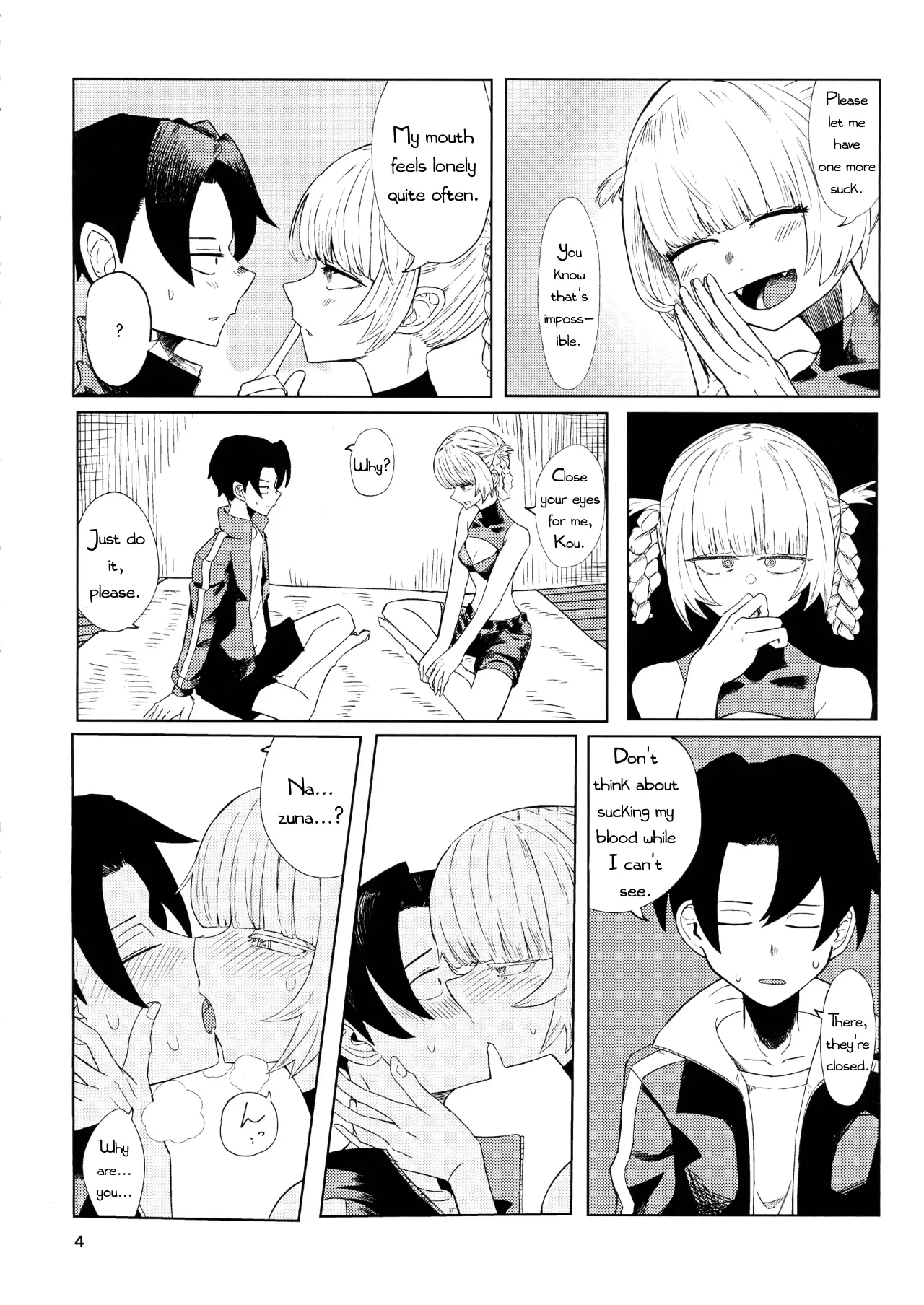 (C100) [Under Chiba (Fukada)] Maguwai no Uta (Yofukashi no Uta) [English] - Page 6