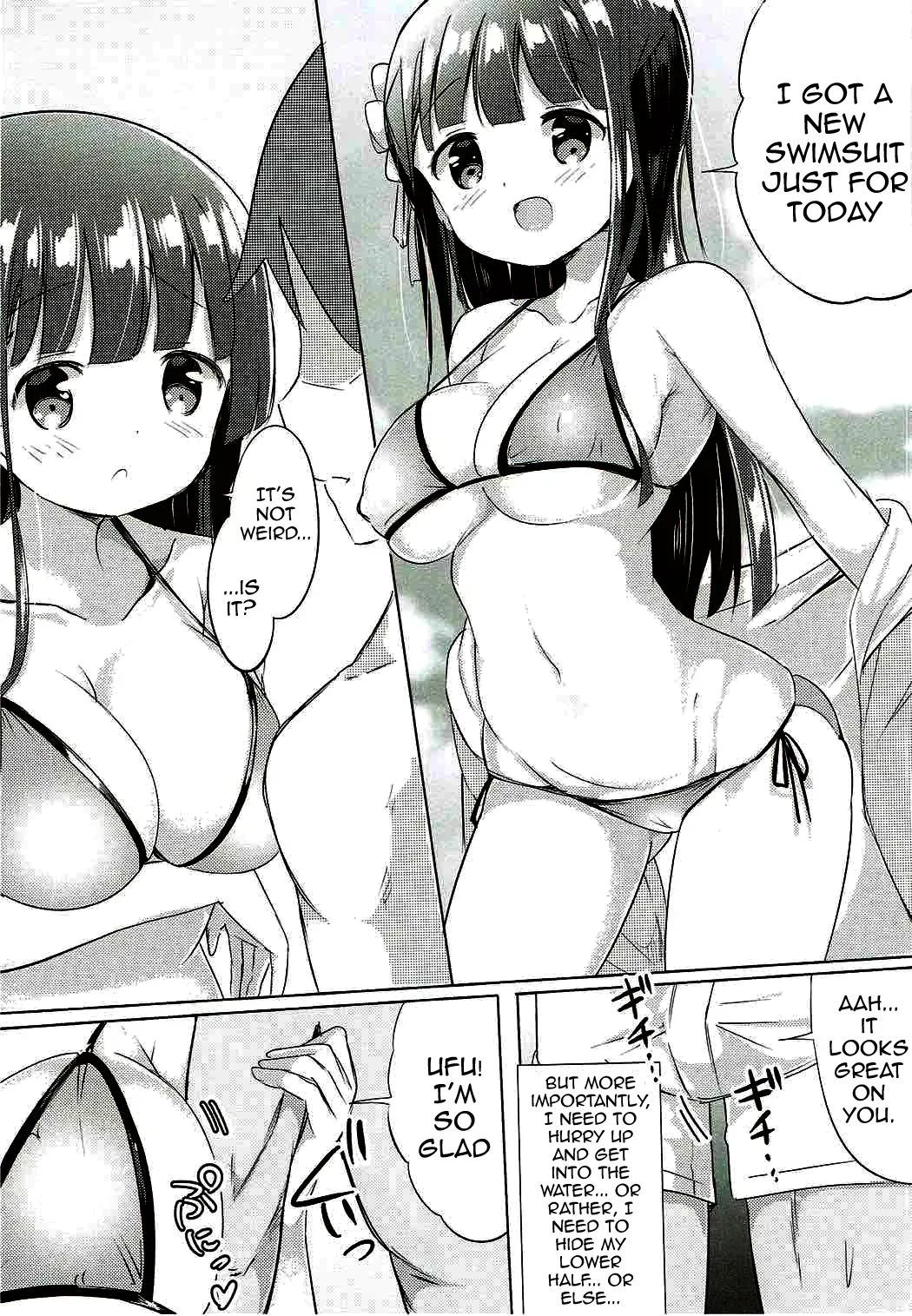 [0000 (Akito.)] Chiya-chan to Hoken Taiiku ~Umi Hen~ | PE With Chiya-chan -Beach Arc- (Gochuumon wa Usagi desu ka?) [English] {Doujins.com} [Digital] - Page 3