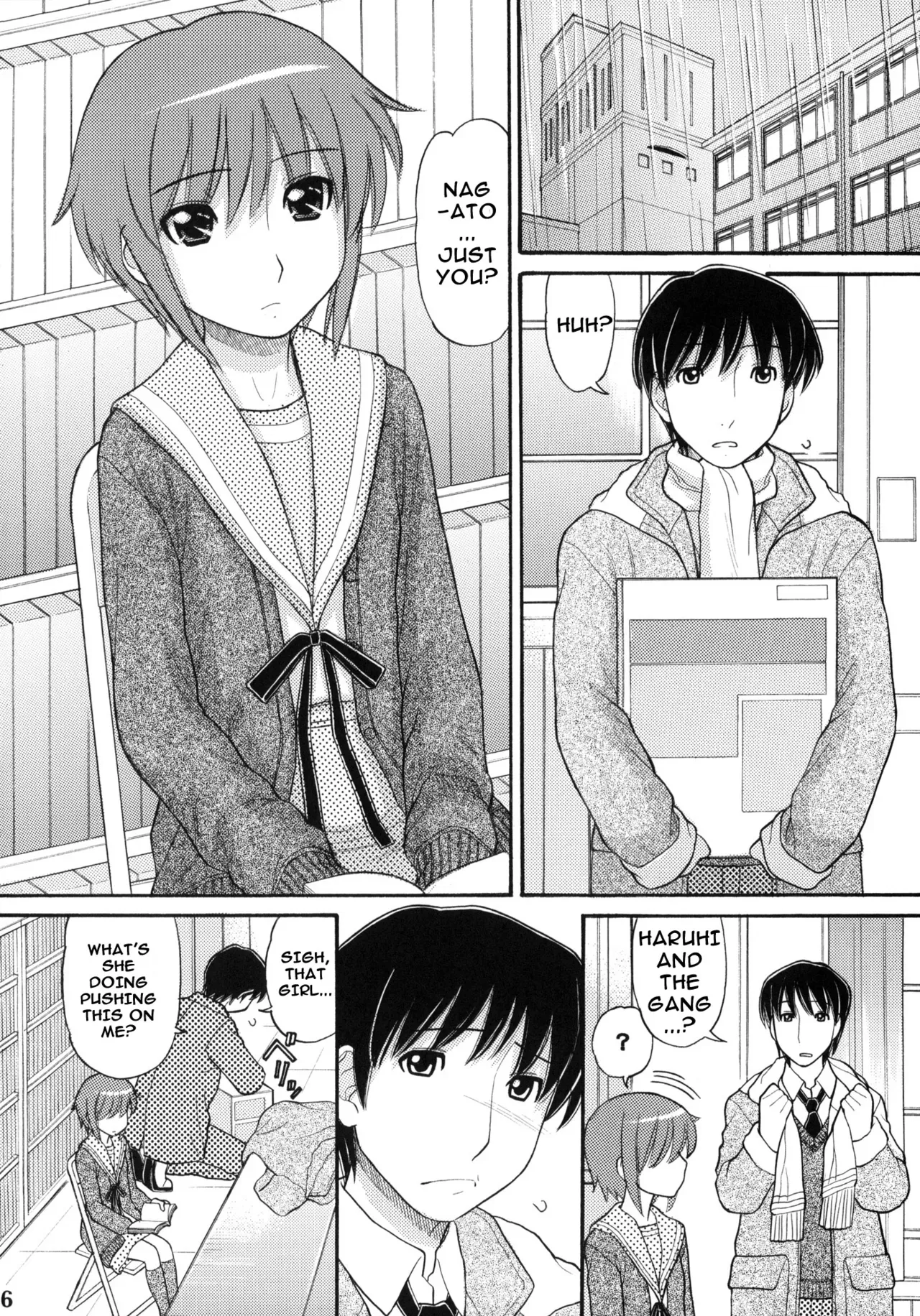 (C74) [Great Pimp Dou (Tanaka Ekisu)] Some Day In The YUKI.N (The Melancholy of Suzumiya Haruhi) [English] =Team Vanilla= - Page 5