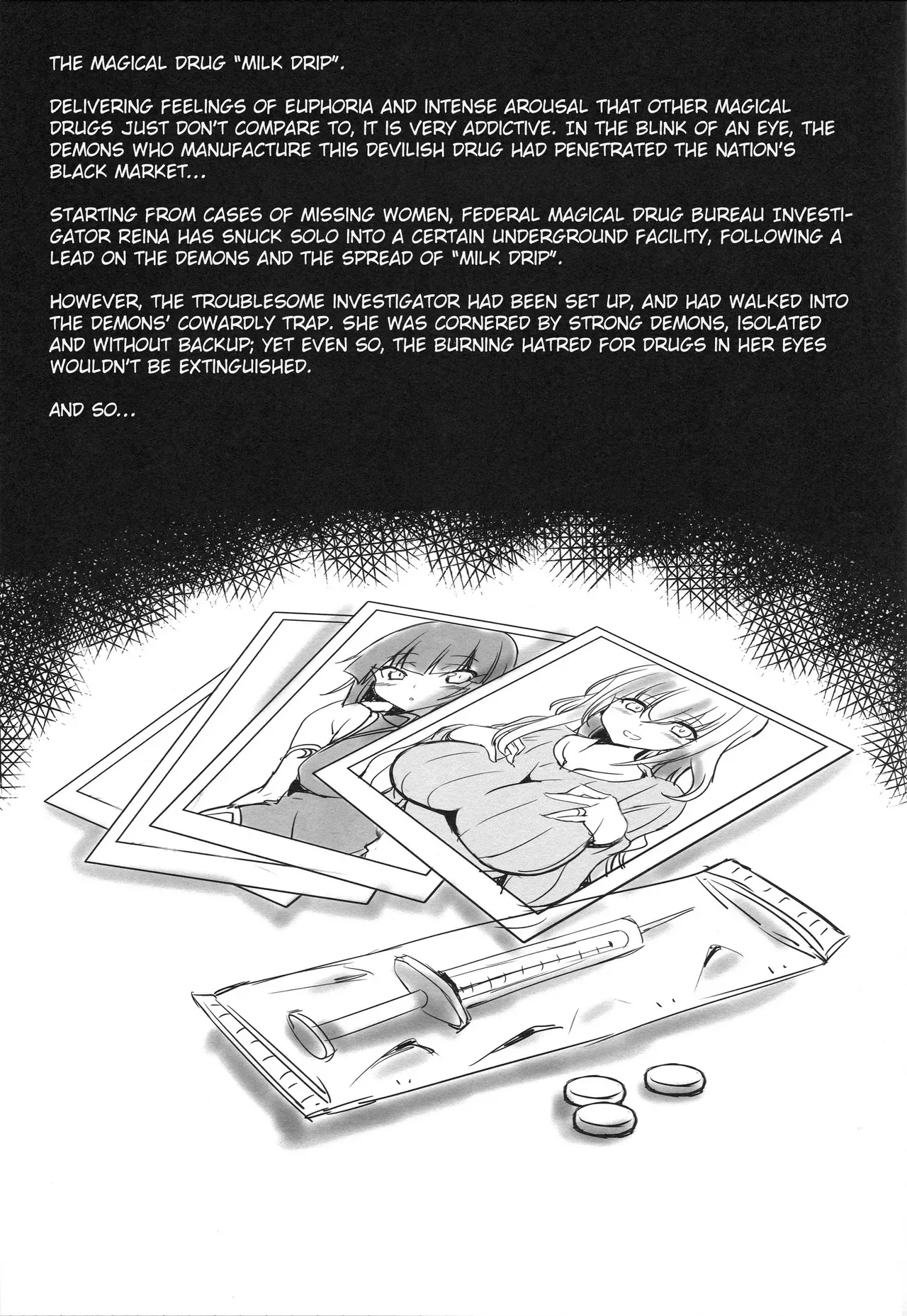 (Akihabara Chou Doujinsai) [Transistor Baby (Hata)] Mayaku Sousakan Reina & Melissa: Complete Series [English] - Page 2