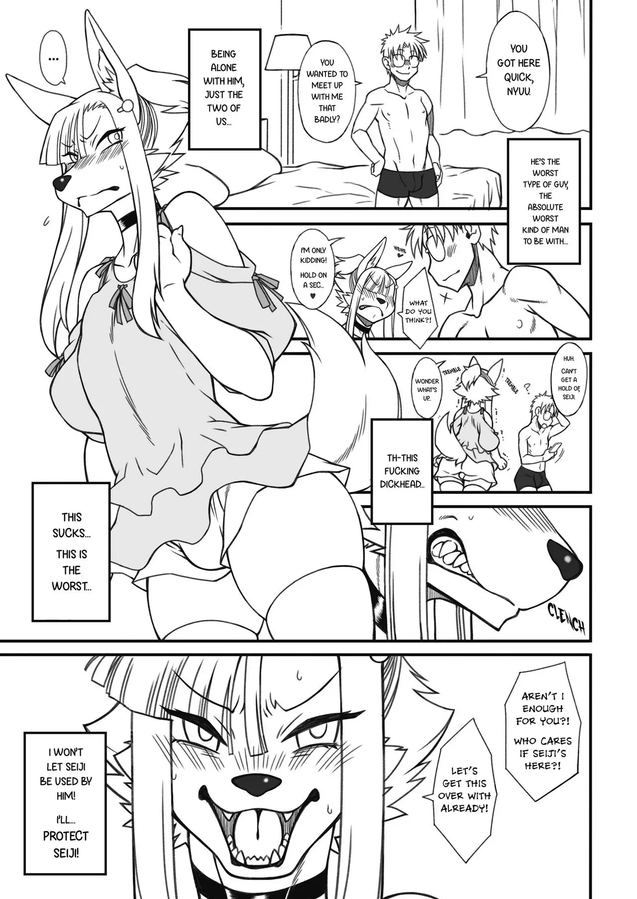 [Nakagami Takashi] Furry Femboy Lovers 2022 [English] [Decensored] - Page 4
