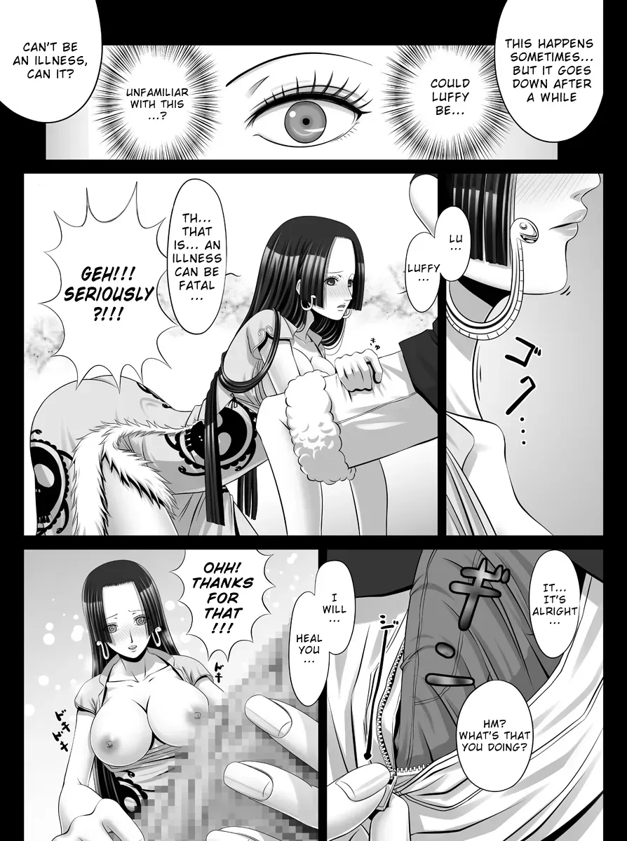 (SC46) [Carrot Works (Hairaito)] Chijou TeiahHancock | Foolish Empress Hancock (One Piece) [English] =Wrathkal+Torn= - Page 8