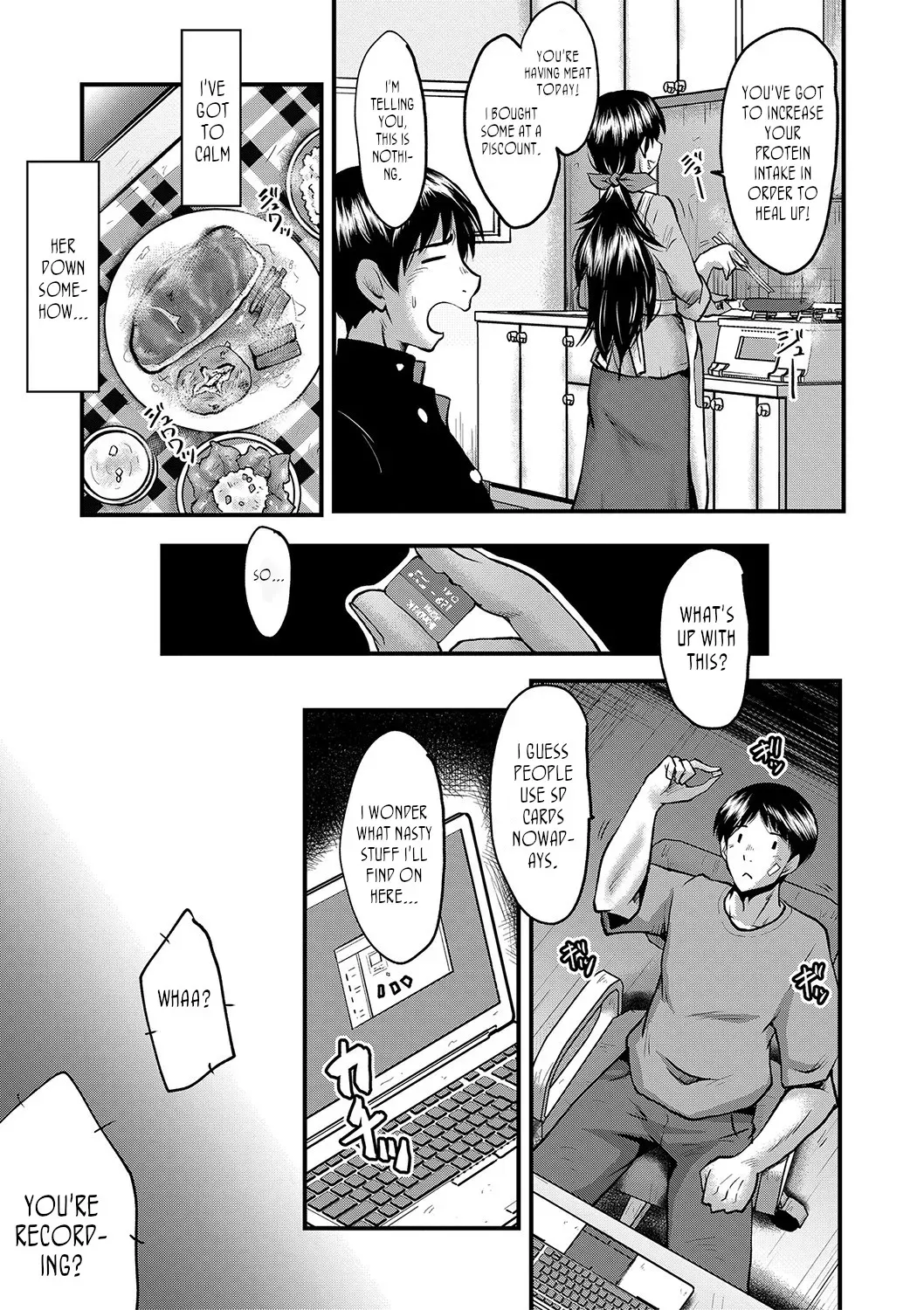 [SINK] Tomodachi, Osananajimi mo Kaa-san mo Netorareru Ch. 1 | My friend stole away both my childhood friend and my mother, Part 1 [English] [joobuspaidatr] [Digital] - Page 7