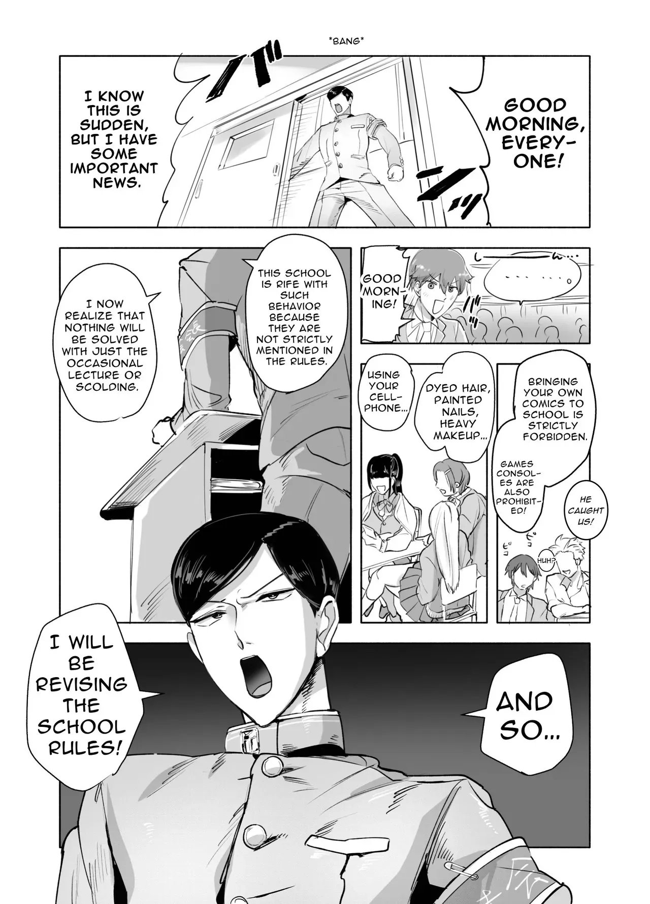 [Peroi Nuru] Senkan Keiichiro Sono Ken <Hentai Kyoushi to Nurse Cos Seitokaishitsu Play>  Notta! | Keiichirou does Nurse Cosplay with a Perverted Teacher in the Student Council Room! [English] [ぴぽぴぽ] - Page 4