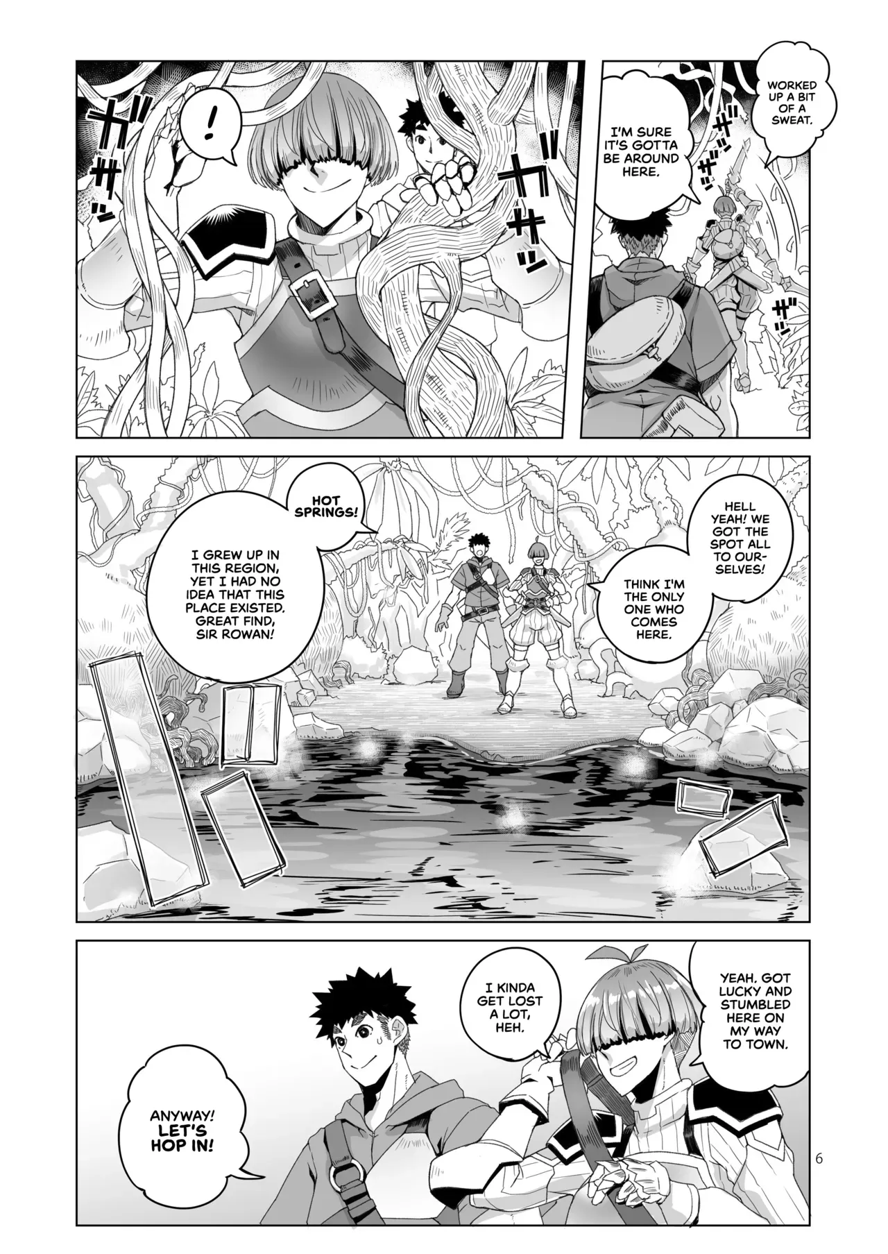 [Asaki Blog Branch Office (Asaki Takayuki)] Rowan Onna Kenshi wa Kakusenai - Rowan The sWOrdsMAN Can't Hide | Rowan, the Swordswoman in Plain Sight [English] [cutegyaruTL] [Digital] - Page 5