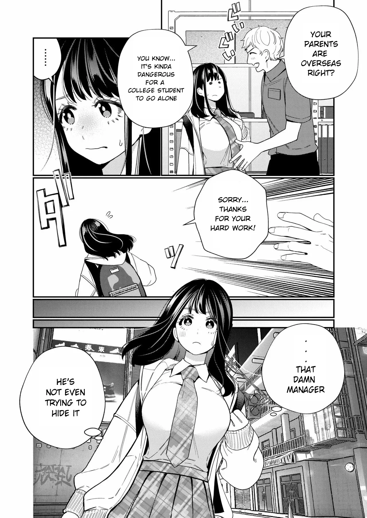 [Yomyaku (Okonogi Happa)] Zetsurin Yurei ga Iku made Tsuitekuru [English] - Page 3