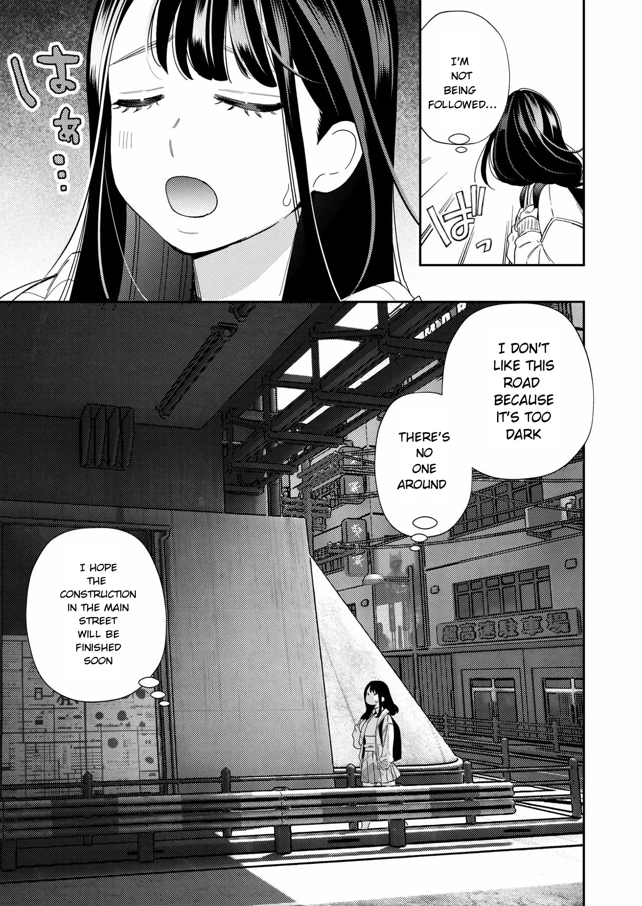 [Yomyaku (Okonogi Happa)] Zetsurin Yurei ga Iku made Tsuitekuru [English] - Page 4