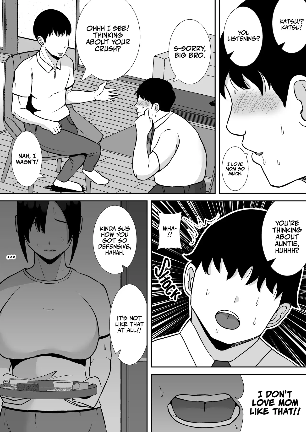 [Smells Like] Daisuki na Kaa-san ga, Boku to Naka ga Ii Kinjo no Onii-chan to Tsukiau Koto ni Natta Hanashi | How My Beloved Mother Ended Up Dating My Close Neighborhood Friend [English] [Team Ama2] - Page 7