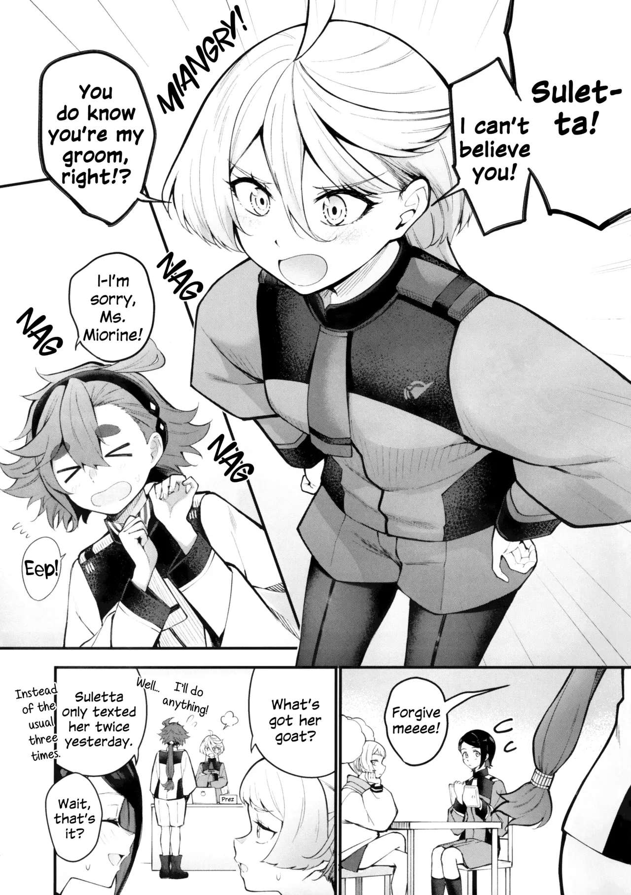 (C102) [Kitakujikan (Kitaku)] Watashi no Kawaii Hanayome-sama | My Sweet Bride (Mobile Suit Gundam: The Witch from Mercury) [English] - Page 2