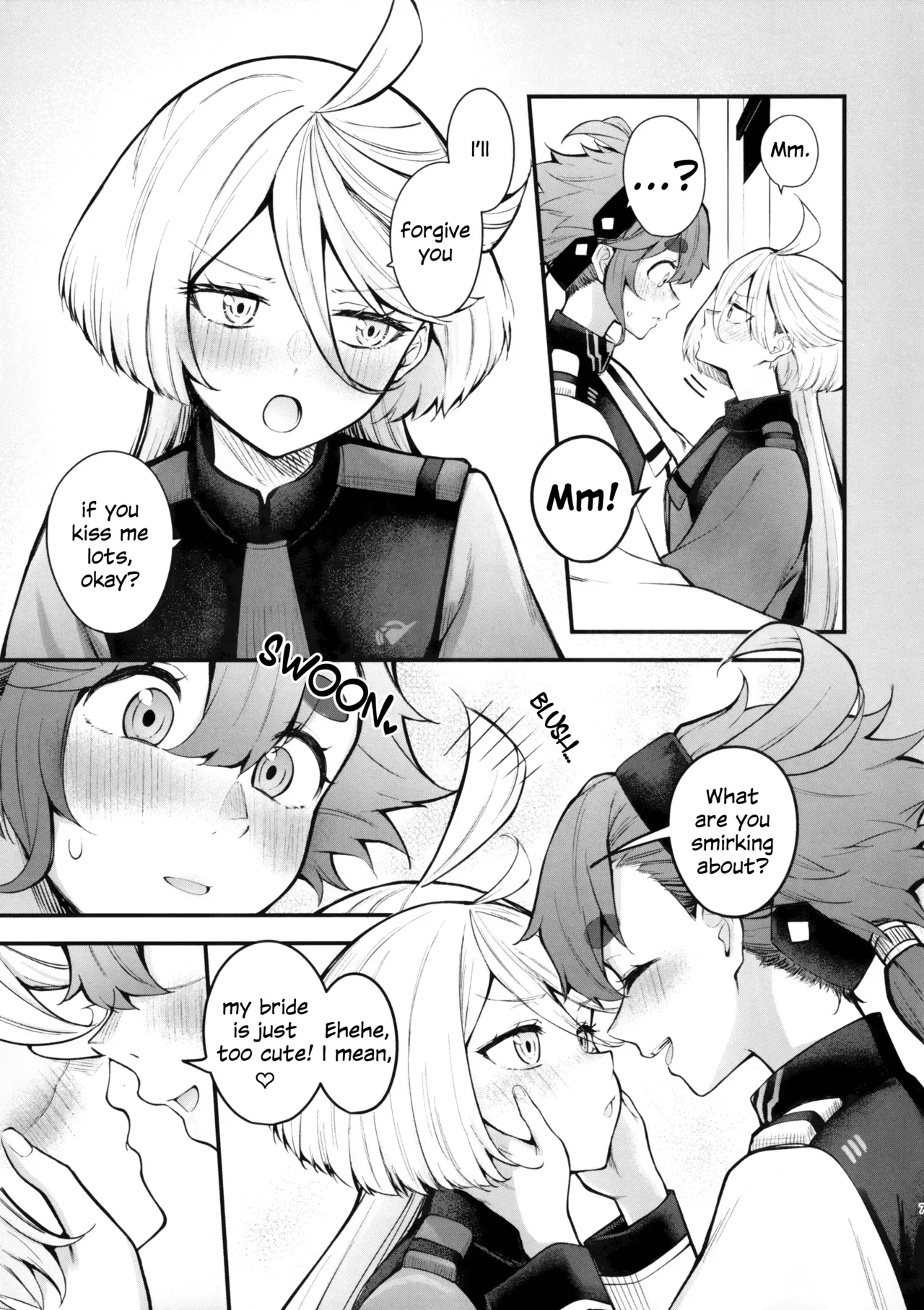 (C102) [Kitakujikan (Kitaku)] Watashi no Kawaii Hanayome-sama | My Sweet Bride (Mobile Suit Gundam: The Witch from Mercury) [English] - Page 6