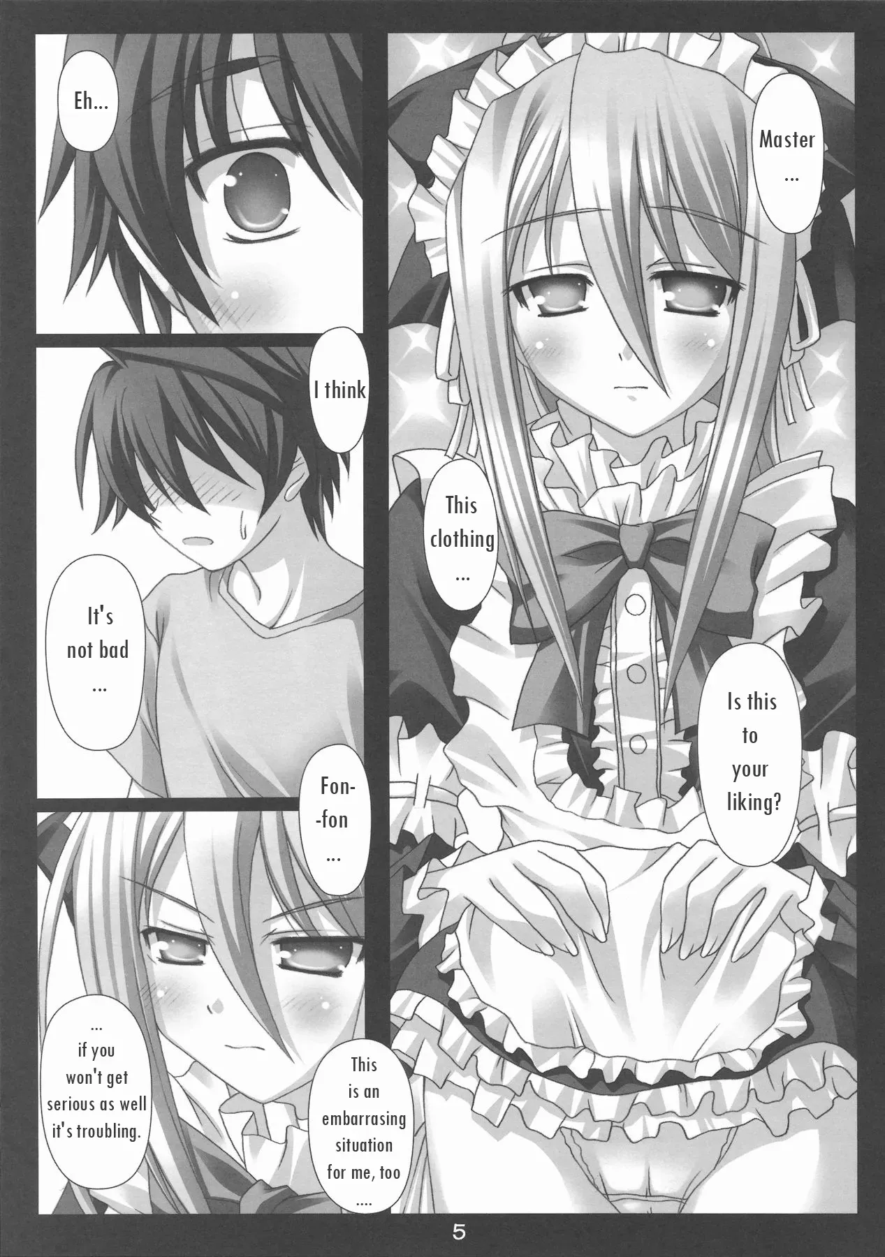 (COMIC1☆3) [Nirvana Soft (HIRONII)] Felli no Hi-Mitsu Tokkun (Chrome Shelled Regios) [English] - Page 5