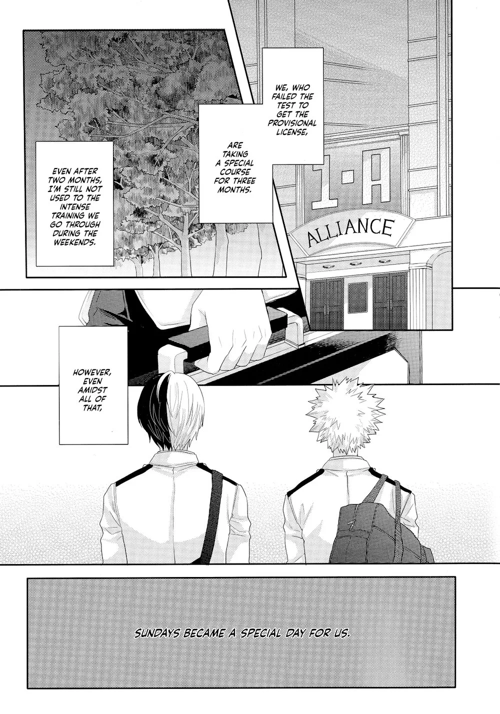 (CCOsaka112) [GERANIUM (Kei)] Nichiyoubi wa Tokubetsu (Boku no Hero Academia) [English] [Nanashi.Translates] - Page 2