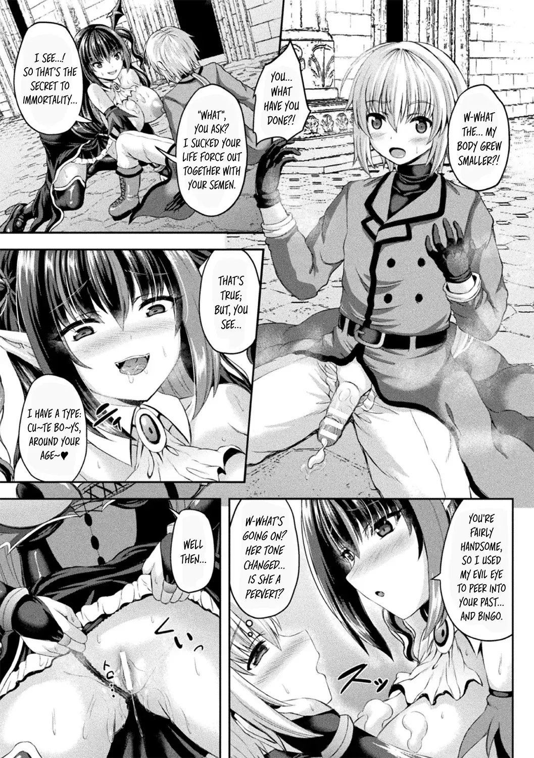 [Shion] Kyuuketsuki wa Toshishita Hunter ga Osuki | The Vampire Princess Likes the Young Hunter (Bessatsu Comic Unreal Jingai Onee-san ni Yoru Amayakashi Sakusei Hen Vol. 3) [English] [DKKMD Translations] [Digital] - Page 7