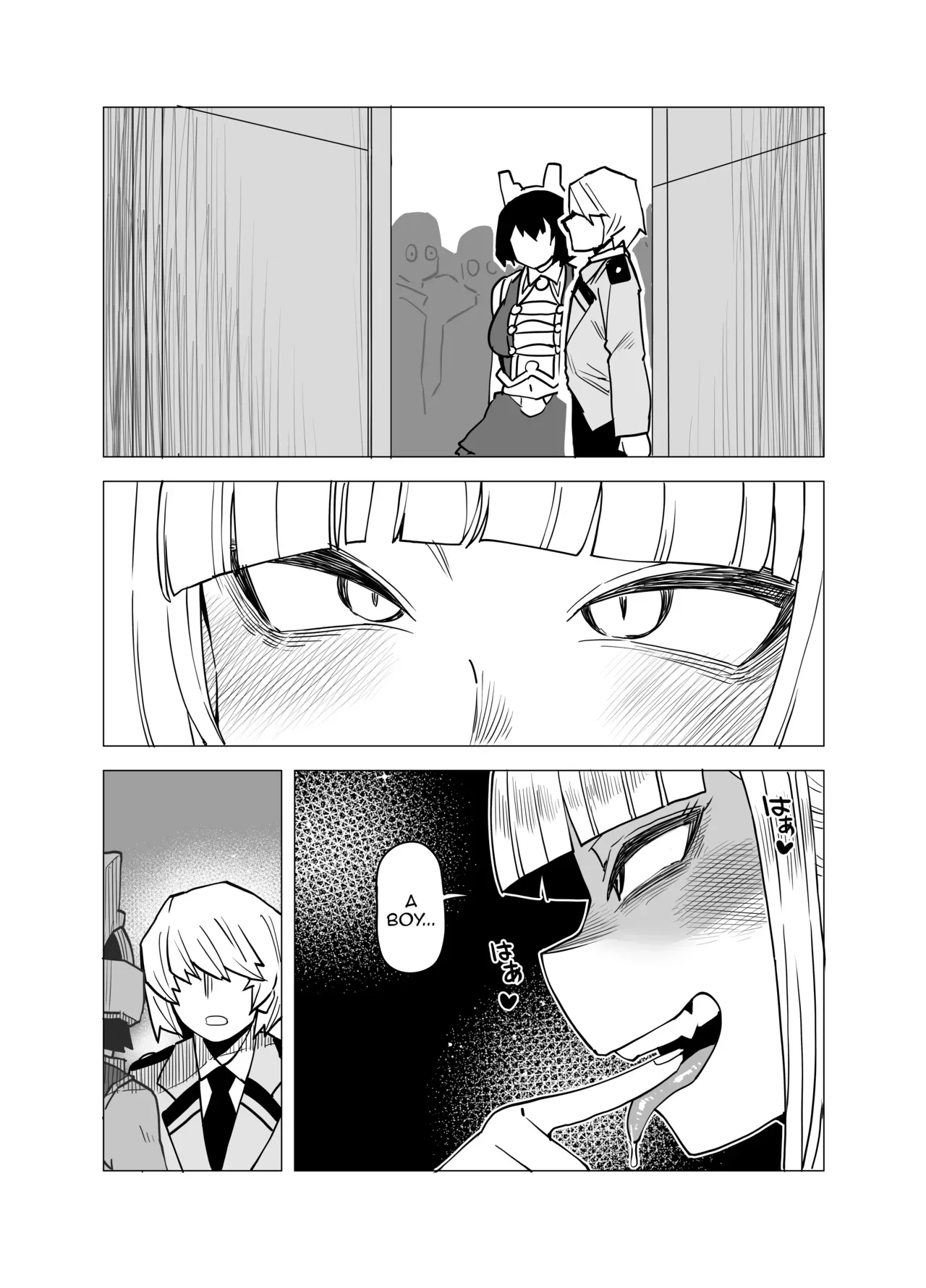 [Oekaki Kaki] Teisou Gyakuten Butsu ~Toga Himiko no Baai~ | Inverted Morality Hero Academia - Toga Himiko's Case (Boku no Hero Academia) [English] {Doujins.com} - Page 1