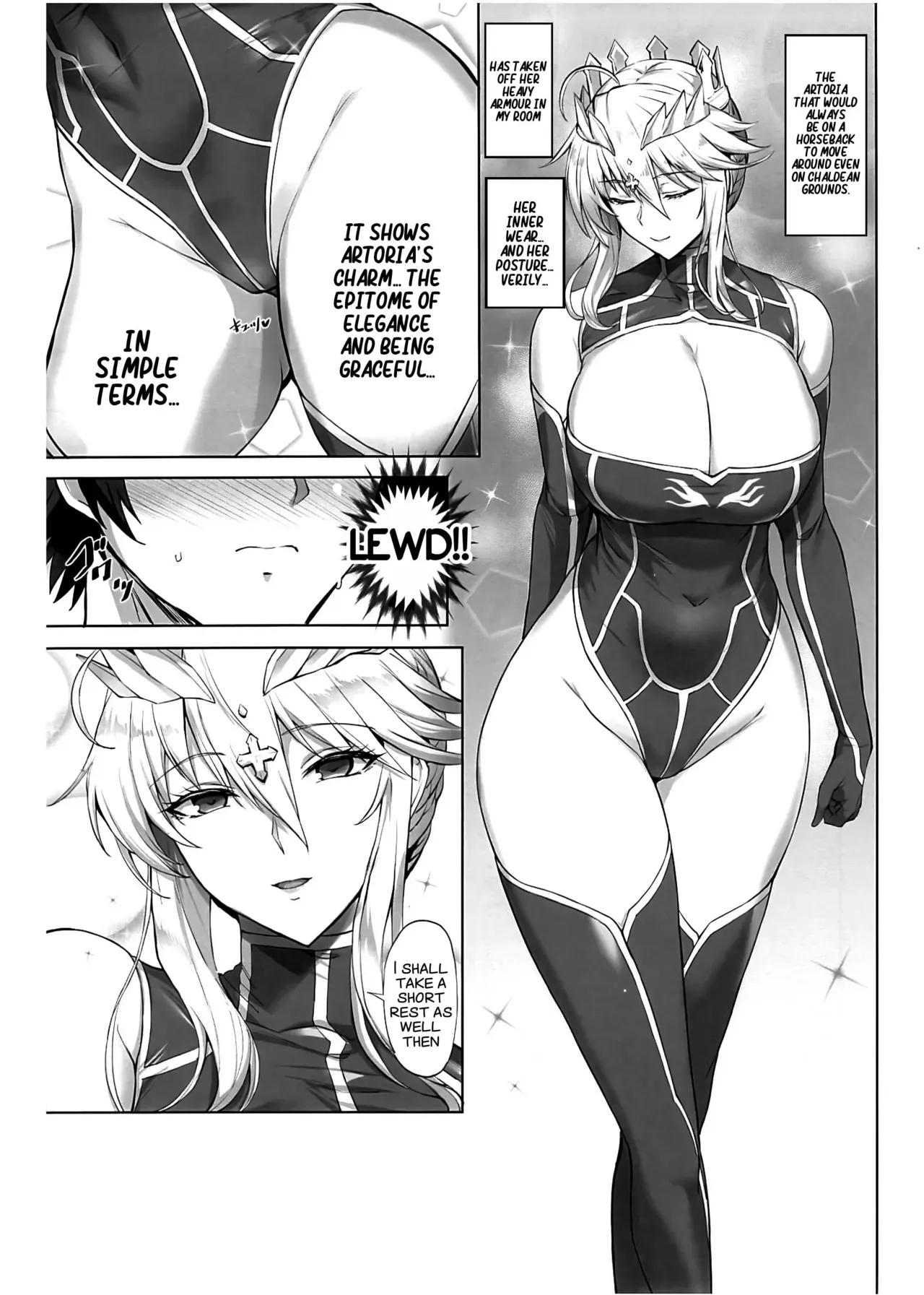 (C102) [Tamagobou (Kumakiti)] Chichiue Daisuki - my king my life (Fate/Grand Order) [English] [xinsu] - Page 4