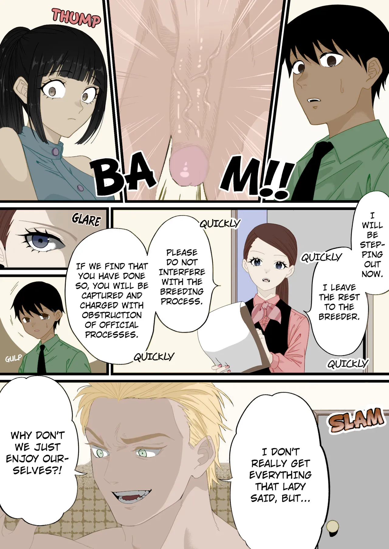 A World Where Small, Phimosis Cocks Are Hated [colorized] - Page 7