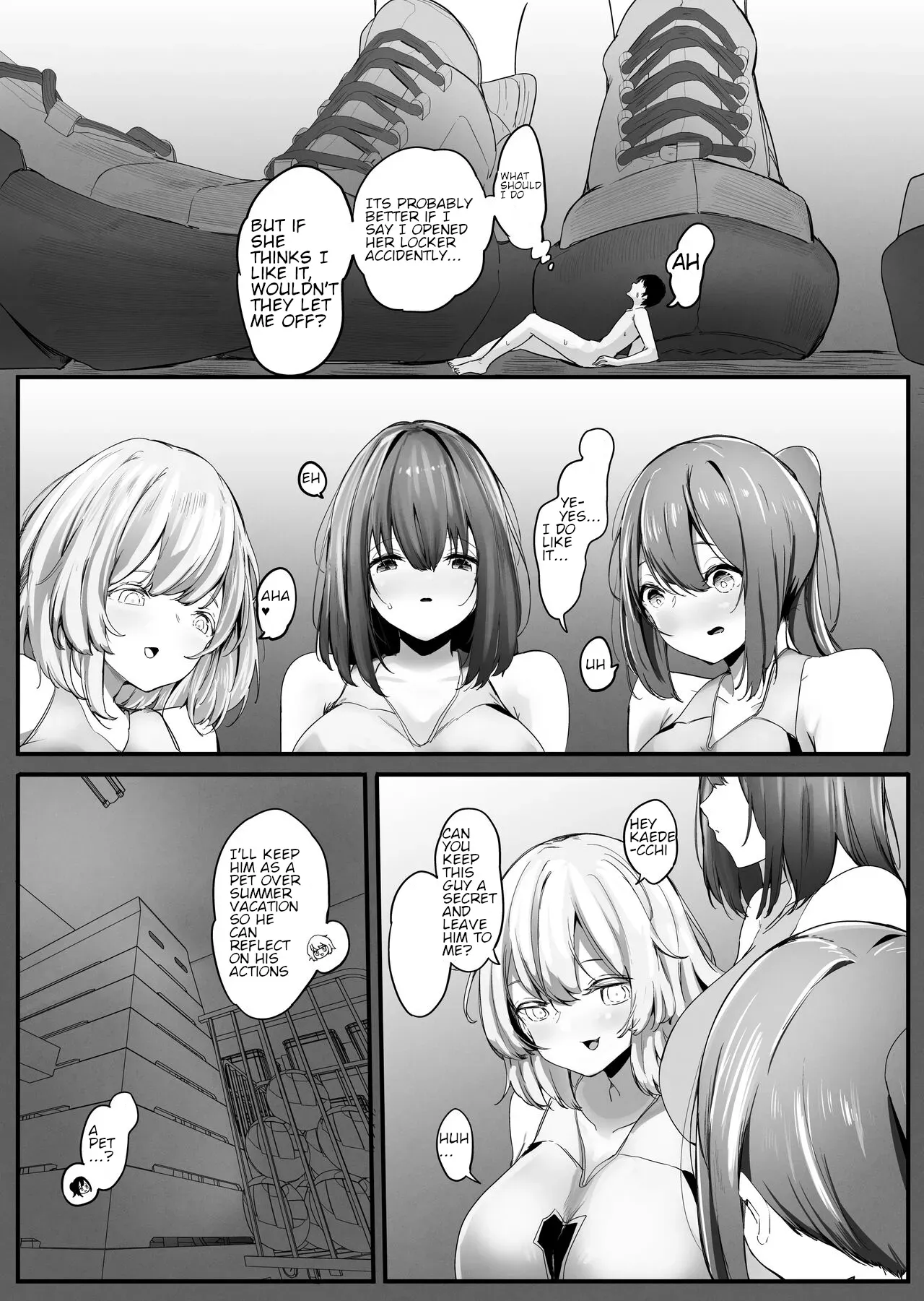 [Marushamo] Chiisaku sareta Natsuyasumi | Shrunken Summer Vacation Part 1 [English, Cleaned] [Faln] - Page 5