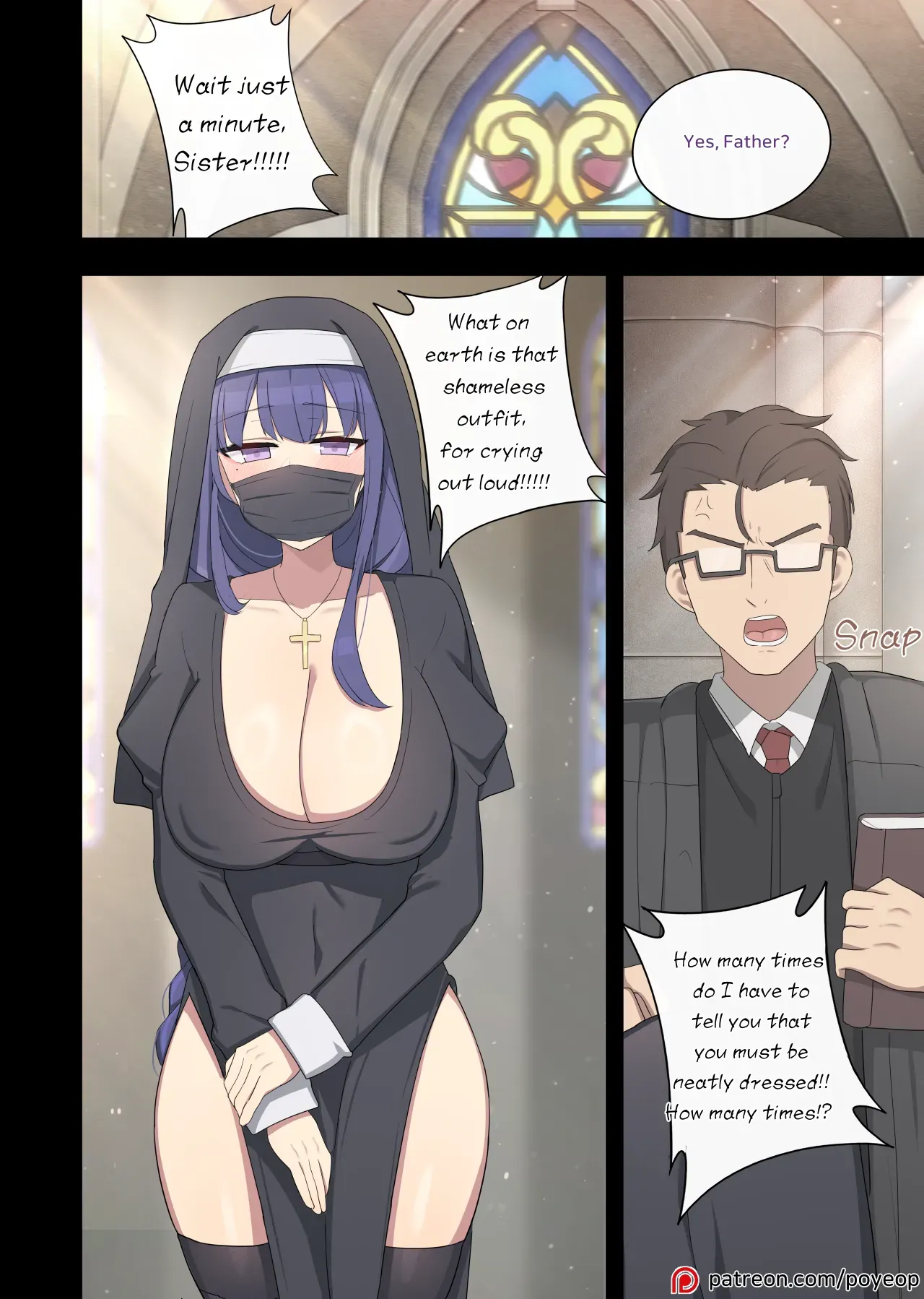 [poyeop] Novice Nun Raiden 1-2 [English] - Page 1