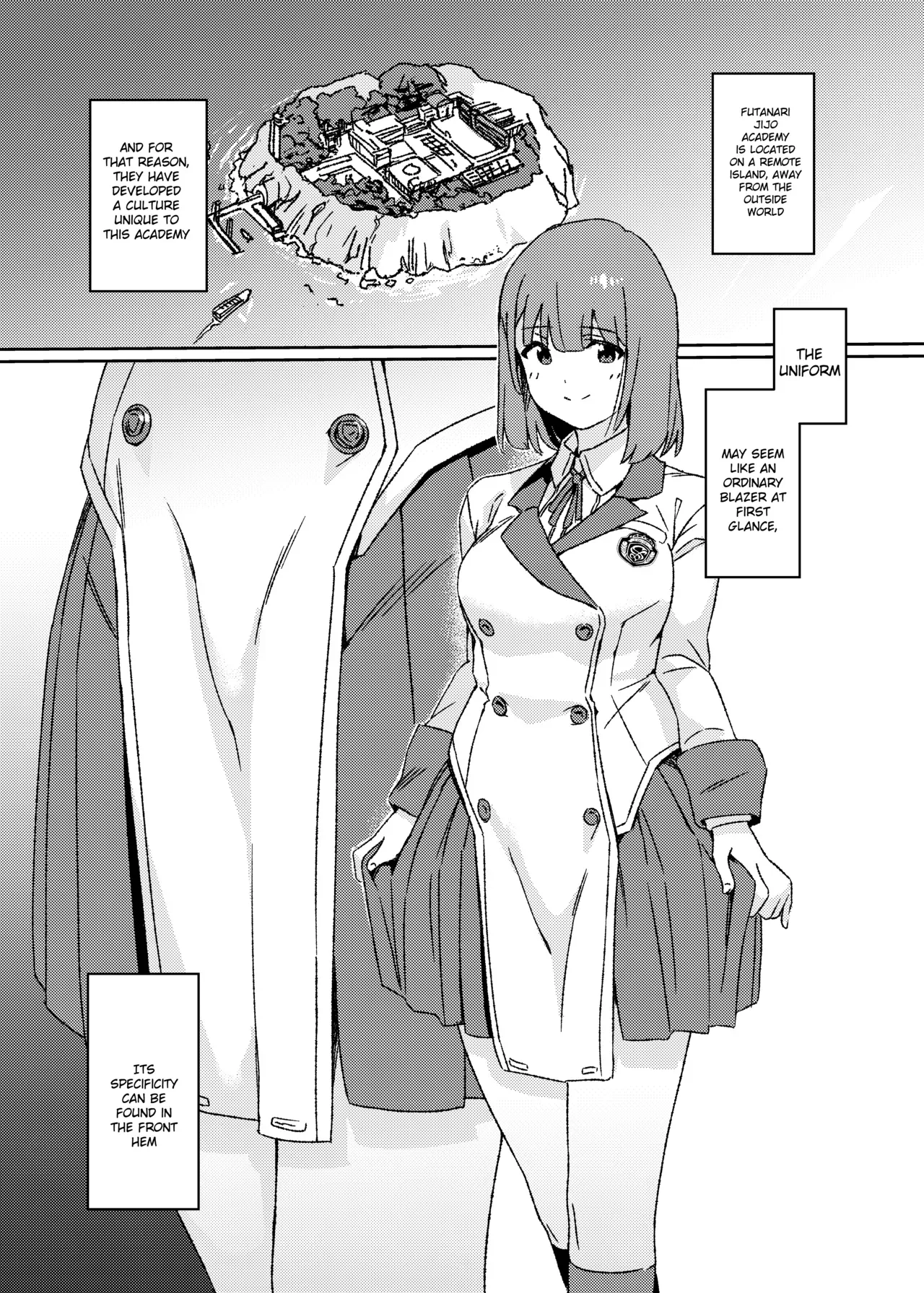 [Suimitsutou Koubou (Momo no Suidousui)] Futanari Jijo Gakuen Gakunai Report [English] [Digital] - Page 3