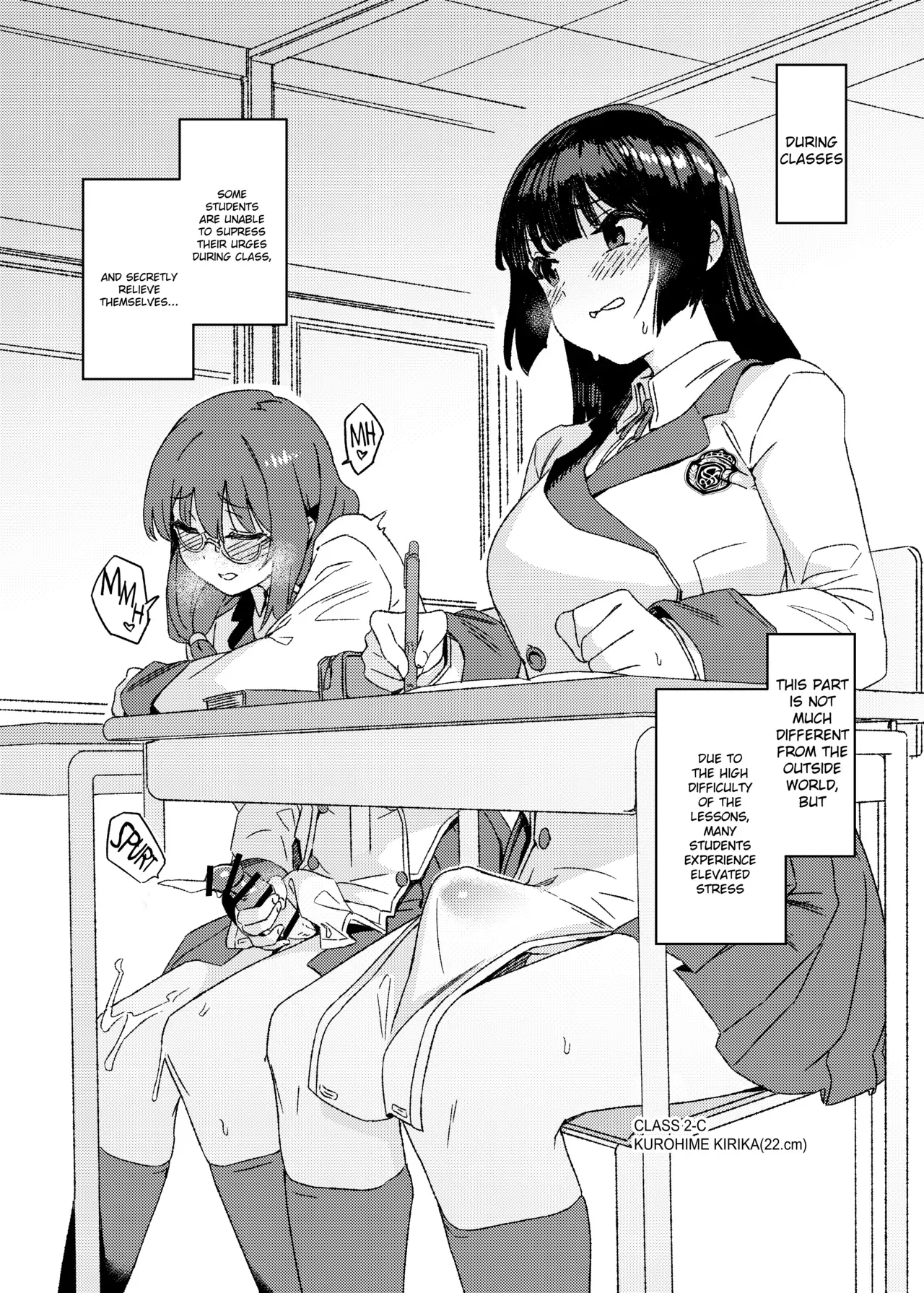 [Suimitsutou Koubou (Momo no Suidousui)] Futanari Jijo Gakuen Gakunai Report [English] [Digital] - Page 7
