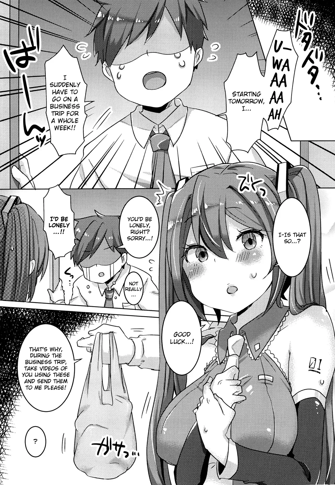 [Kusoyuridanchi (Johnson)] Miku-chan Hitori de Nani Shiteta? | Miku-Chan Did What Alone? (VOCALOID) [English] [Hikura Scans] [Digital] - Page 4