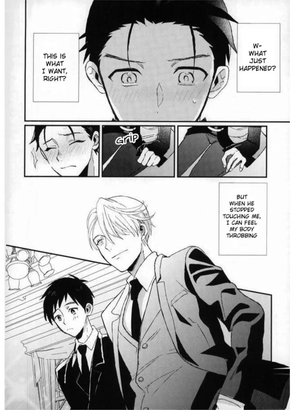 (Hyousou Strast 2) [COCO (Susugu)] Don’t touch Me! (Yuri on Ice) [English] [CYBER PANDA SCANS] - Page 8