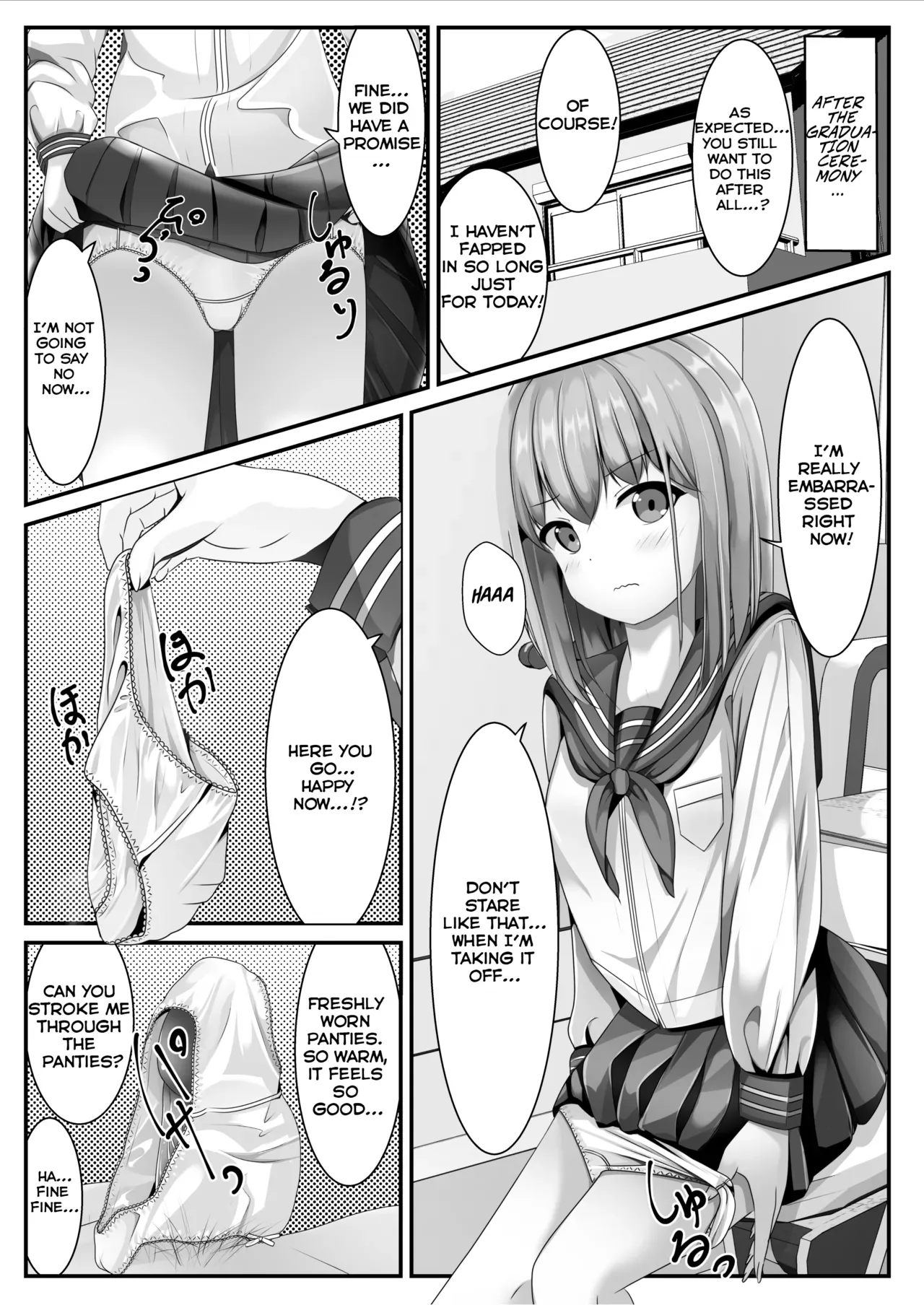 [Chaseta no Niwa (Chaseta)] Sotsugyou Shitara Seifuku ni Seieki Bukkake Shitemo Ii to Iu no de | She Said I Could Shoot My Semen On To Her Uniform Once We Graduate [English] [RefillTooLate] - Page 3