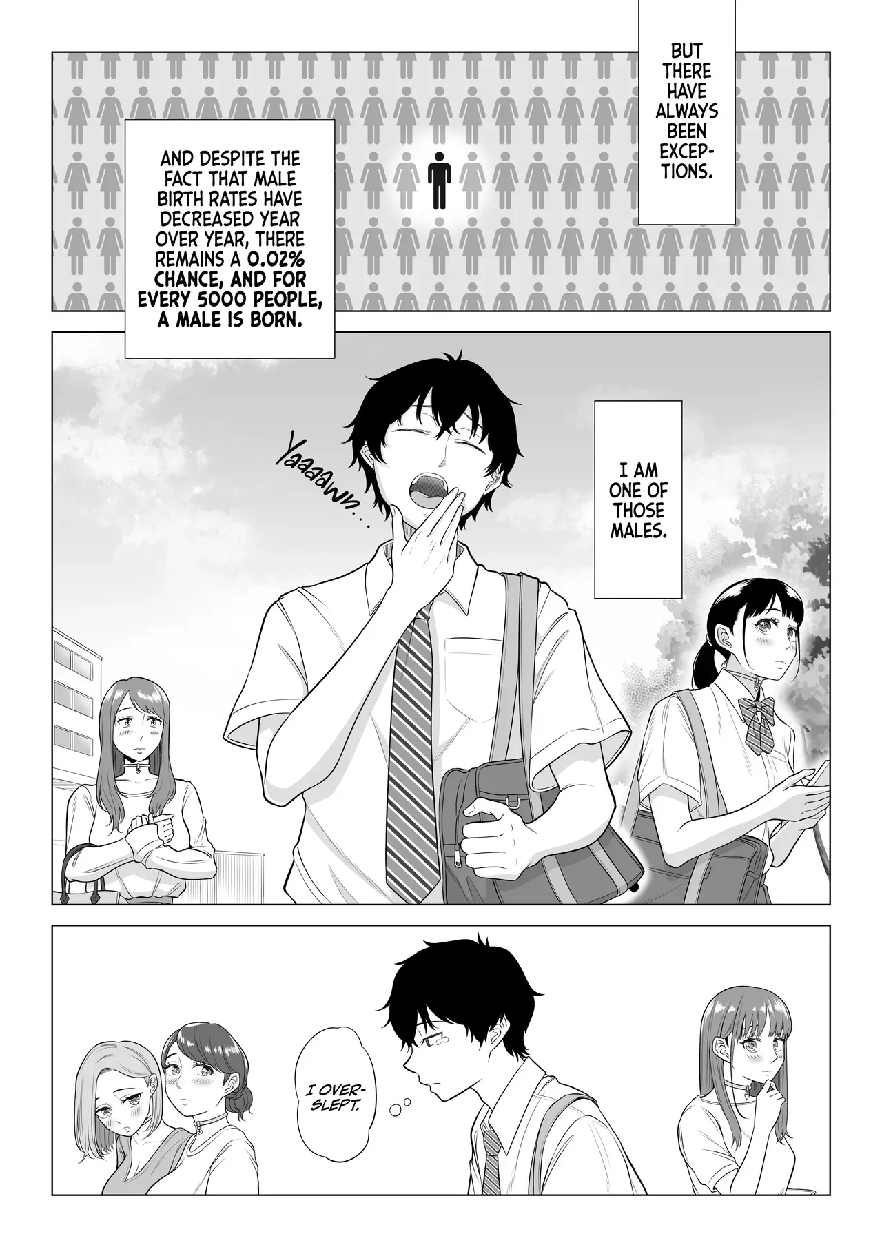 [Date Roku] Dansei ga Kyokutan ni Sukunai Kono Sekai de wa, Seishi wa Kichou na Shigen desu. | In a World Where Men Are Scarce, Sperm Is a Precious Resource. [English] [korafu] - Page 4