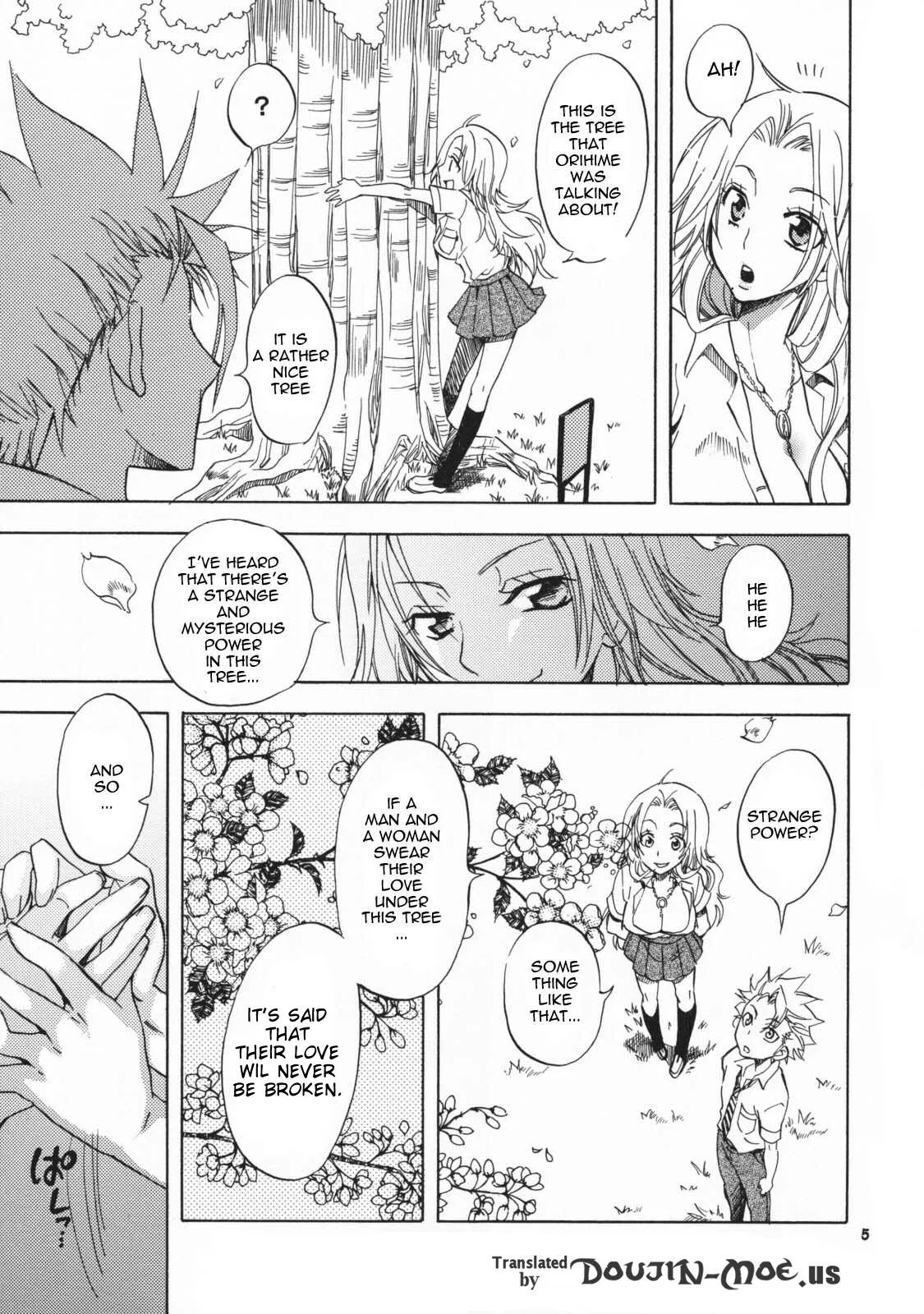 (CosCafe22) [Kurione-sha (YU-RI)] Shunshoku Holiday (Bleach) [English] [doujin-moe.us] - Page 4