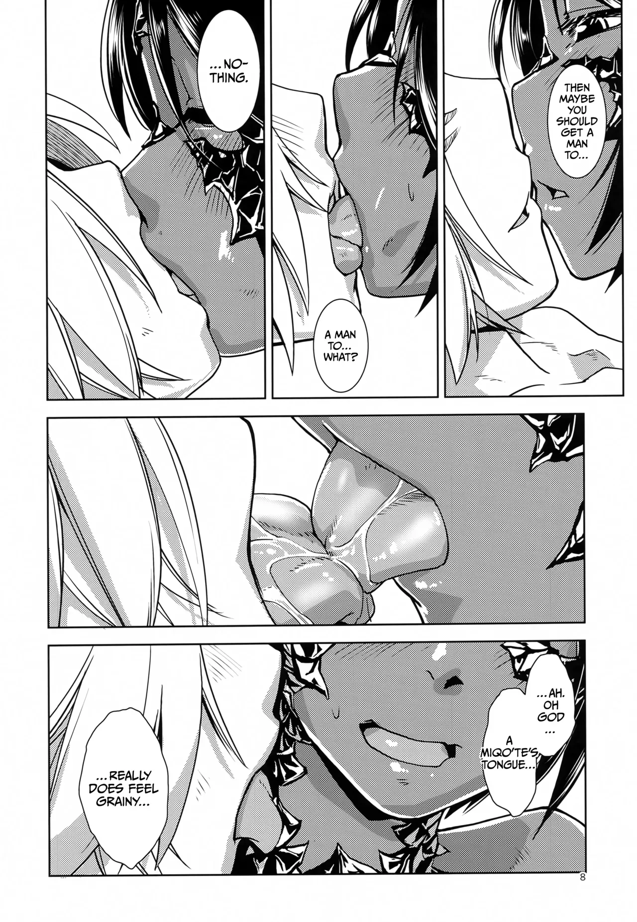 (C100) [Kamotamaza (Kamotama)] Uroko to Shippo (Final Fantasy XIV) [English] [CulturedCommissions] - Page 8
