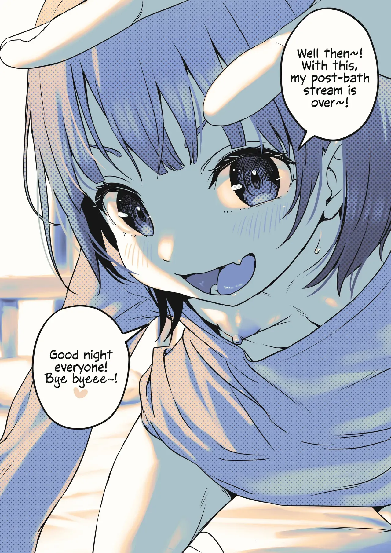 [Ayanakitori] Haishin Kiretenai no ni Kizuitenai Futanari-chan | Futanari-chan Doesn't Notice That Her Stream Isn't Turned Off [English] - Page 1