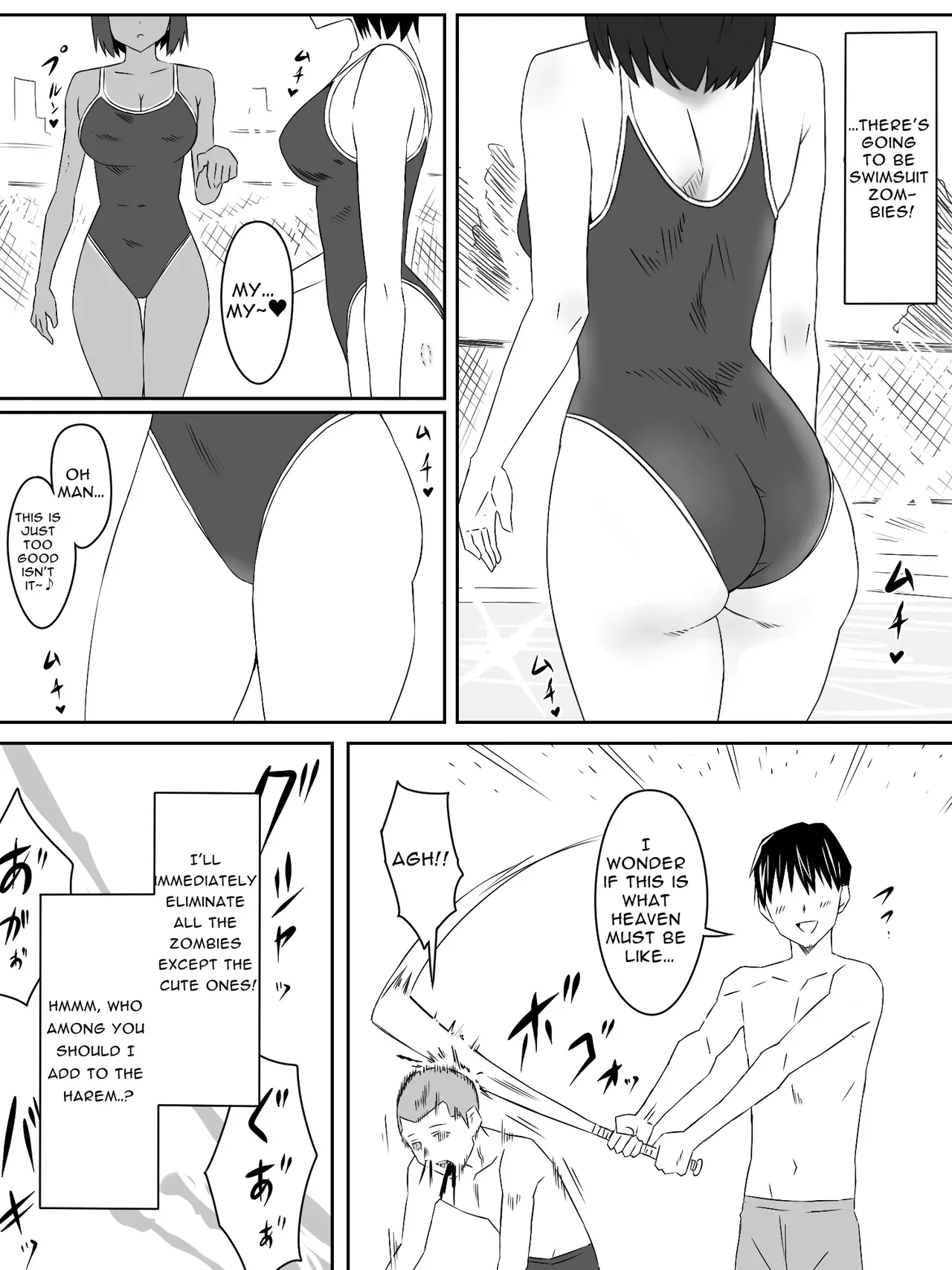 [Circle Kagemusha (Kagemusha)] Zombie Harem Life ~Koutai Mochi no Ore to Bakunyuu Zombie~ 2 | Zombie Harem Life ~My Immunity and the Big-Titted Zombie~ 2 [English] [Translation Sensation] - Page 10