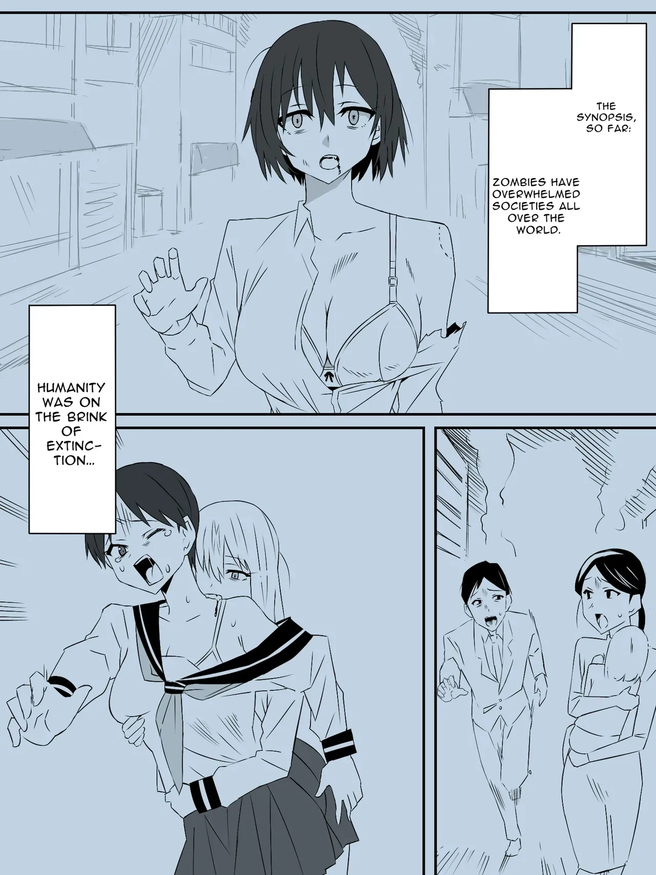[Circle Kagemusha (Kagemusha)] Zombie Harem Life ~Koutai Mochi no Ore to Bakunyuu Zombie~ 2 | Zombie Harem Life ~My Immunity and the Big-Titted Zombie~ 2 [English] [Translation Sensation] - Page 2