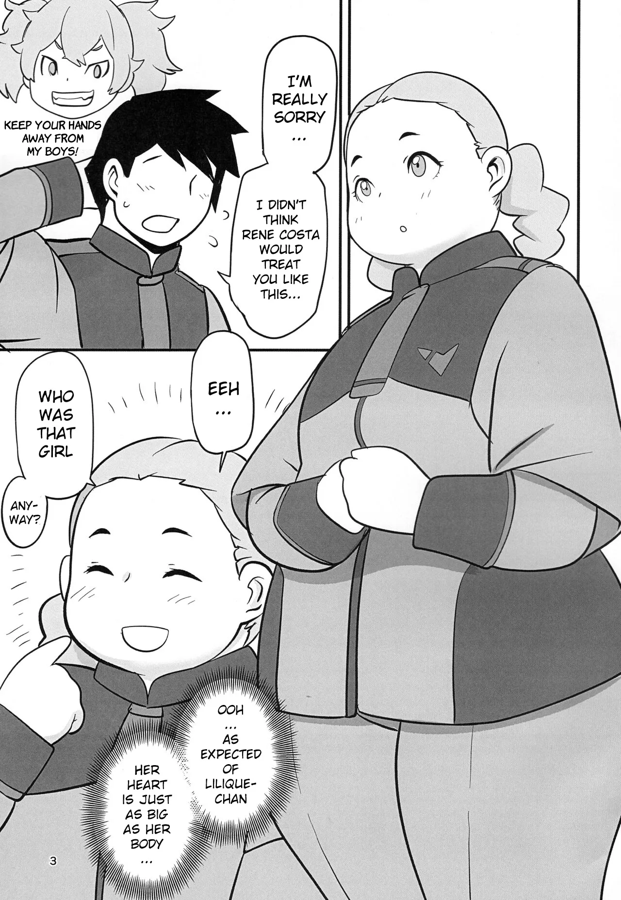 (C101) [UNKNOWN MEAT (Kojima Video)] Futome no Kanojo ga Moteru Wake | The Reason Why This Chubby Girl is Popular (Gundam The Witch from Mercury) [English] [Poranya] - Page 3