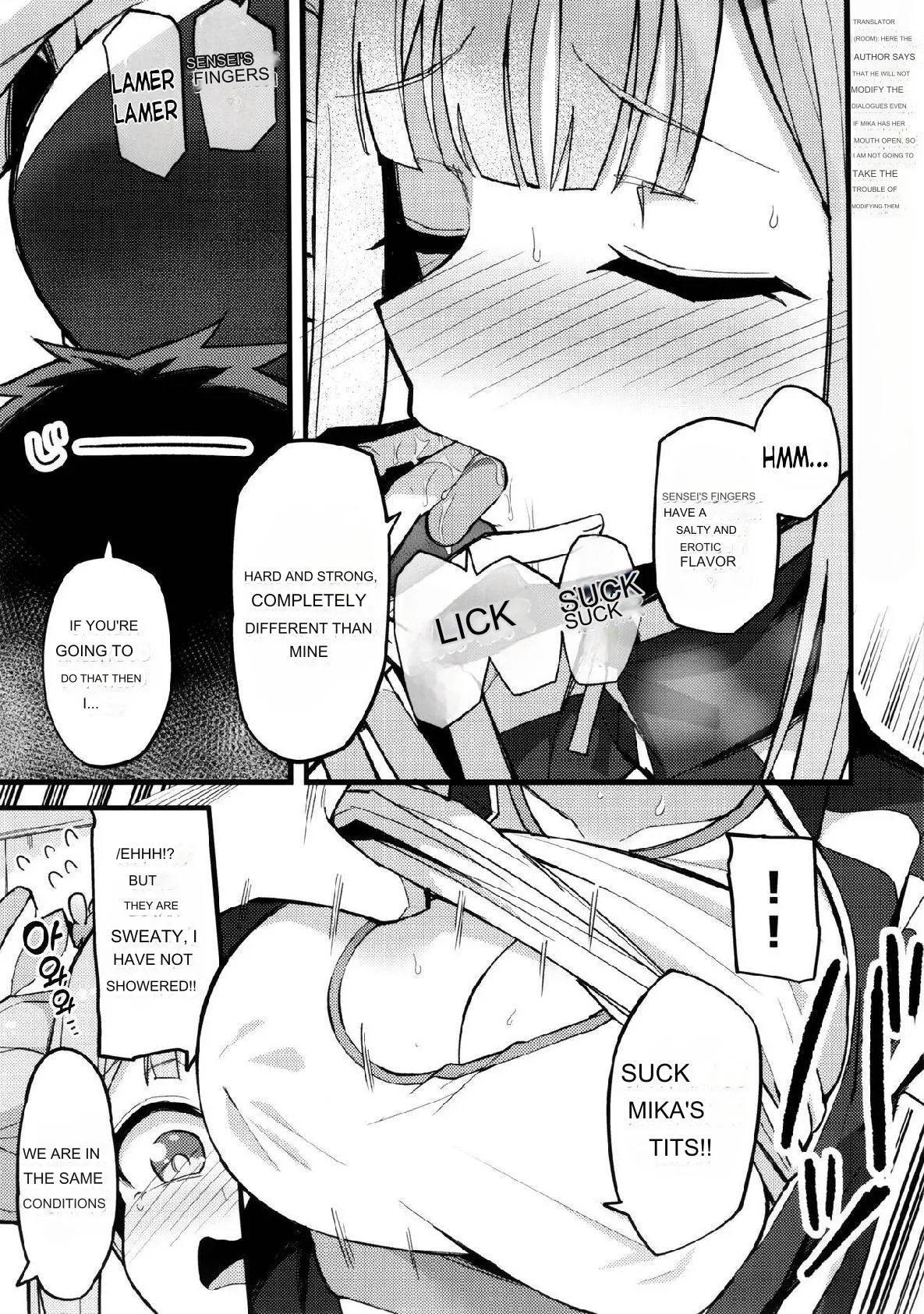 (C102) [Miracle Burn (Himiya Zyo-zu)] Mika, Koe Osaete. | Mika, Keep Your Voice Down. (Blue Archive) [English] - Page 10