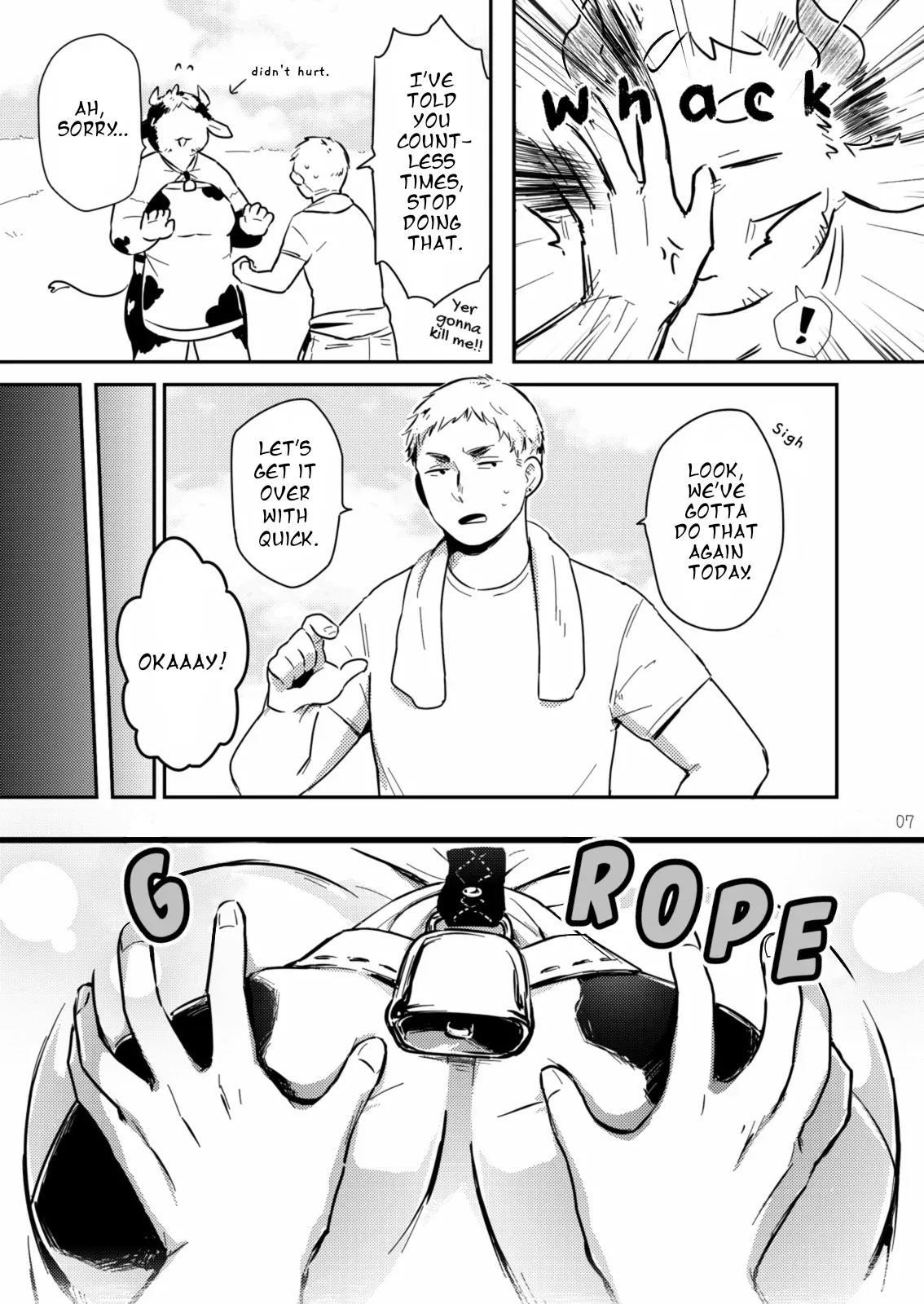 [Gyuunyuu Jihen (Kaniharu)] Ippai Dashite ne Hana-chan | Let It All Out, Hana-chan [English] [Digital] - Page 5