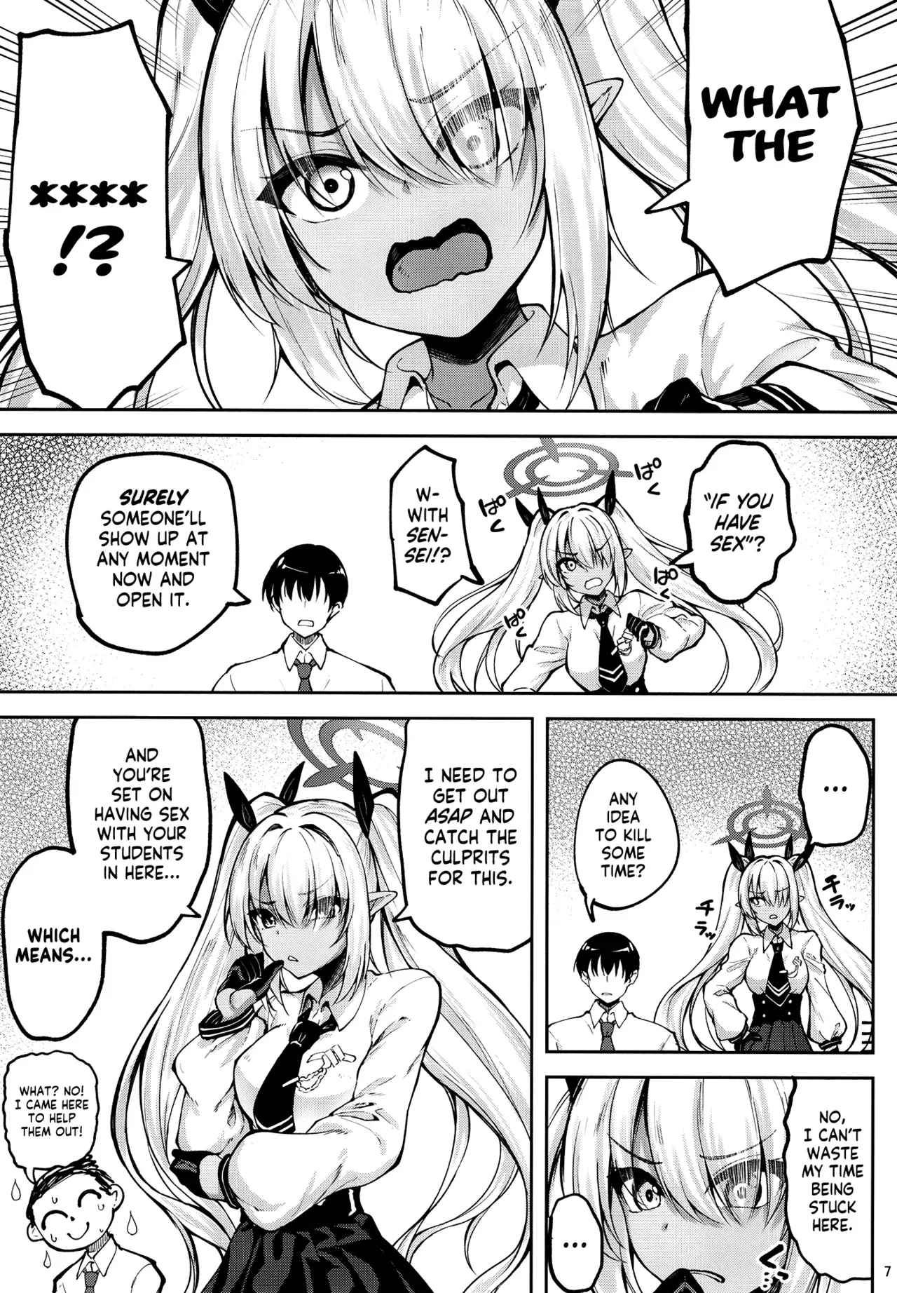 [Mugen@WORKS (Akiduki Akina)] Iori to ×× Shinai to Derenai Heya | The Room You Can Only Leave If You Fuck Iori! (Blue Archive) [English] [Shiromaru] [Digital] - Page 5