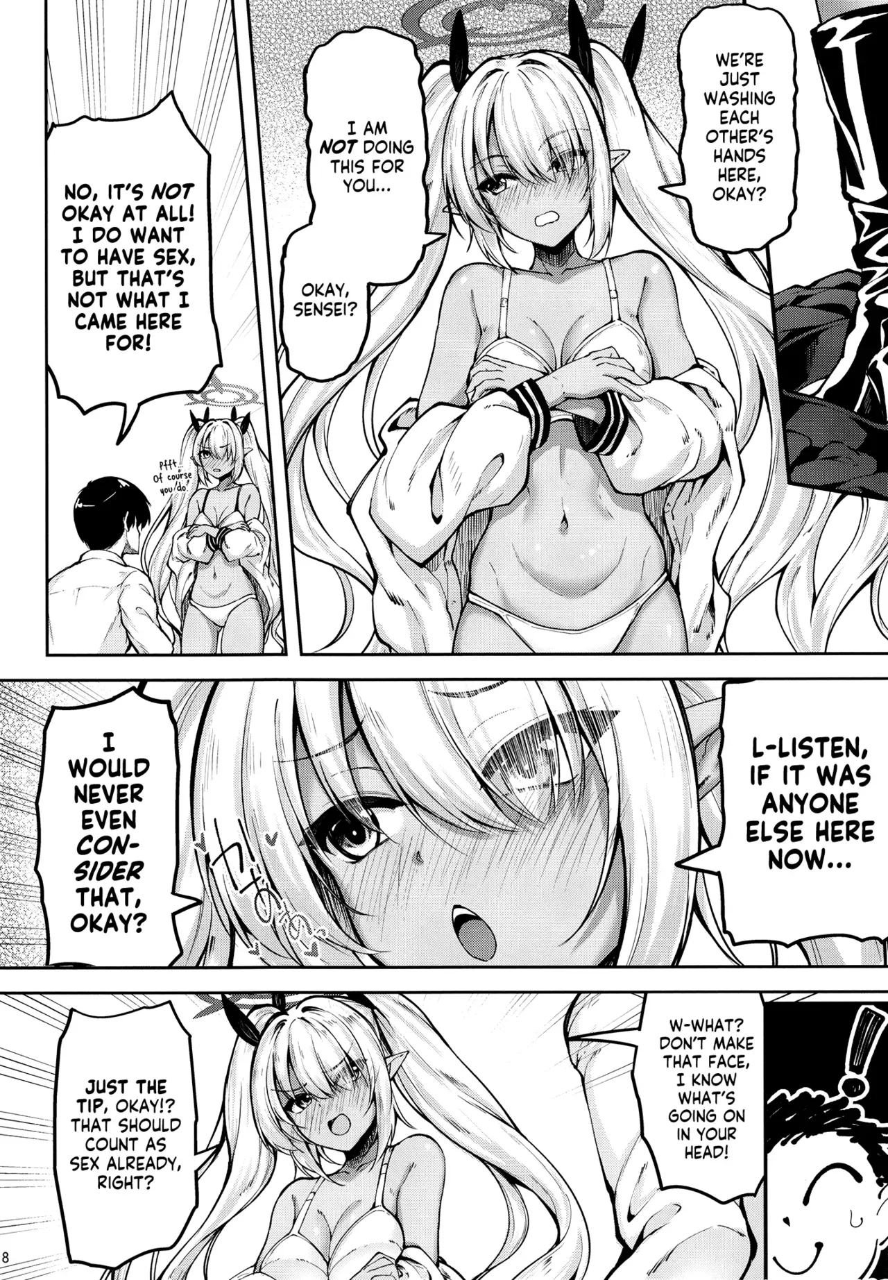 [Mugen@WORKS (Akiduki Akina)] Iori to ×× Shinai to Derenai Heya | The Room You Can Only Leave If You Fuck Iori! (Blue Archive) [English] [Shiromaru] [Digital] - Page 6