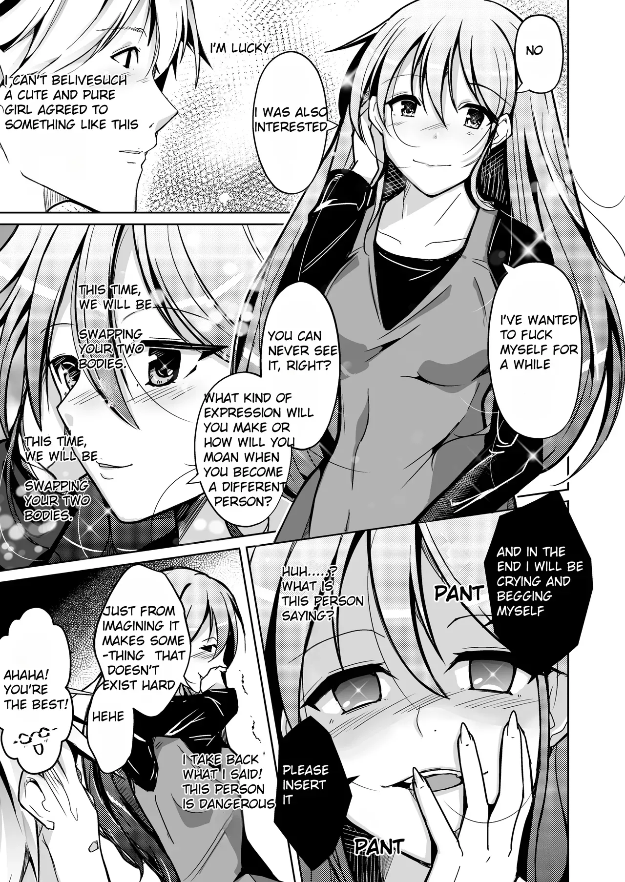 [Iwashita Shoten (Iwashita)] Isei no Shintai no Toriko ni Natta, Boku to Watashi | Him and Her Captivated by the body of the opposite sex [English] - Page 5