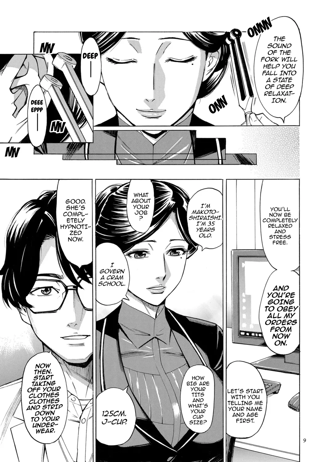 [Makimura Akari] Hitozuma Hypnotherapy Ch. 1-3 [English] [CarlJPTL] [Digital] - Page 9