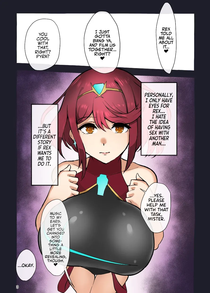 [Kogomedou (Hijiri Kogome)] Homura to Kitanai Oji-san Netorase Takuran Koubi | Rex Gets Cucked by a Filthy Old Man (Xenoblade Chronicles 2) [English] [Team Rabu2] [Colorized] [Digital] - Page 3