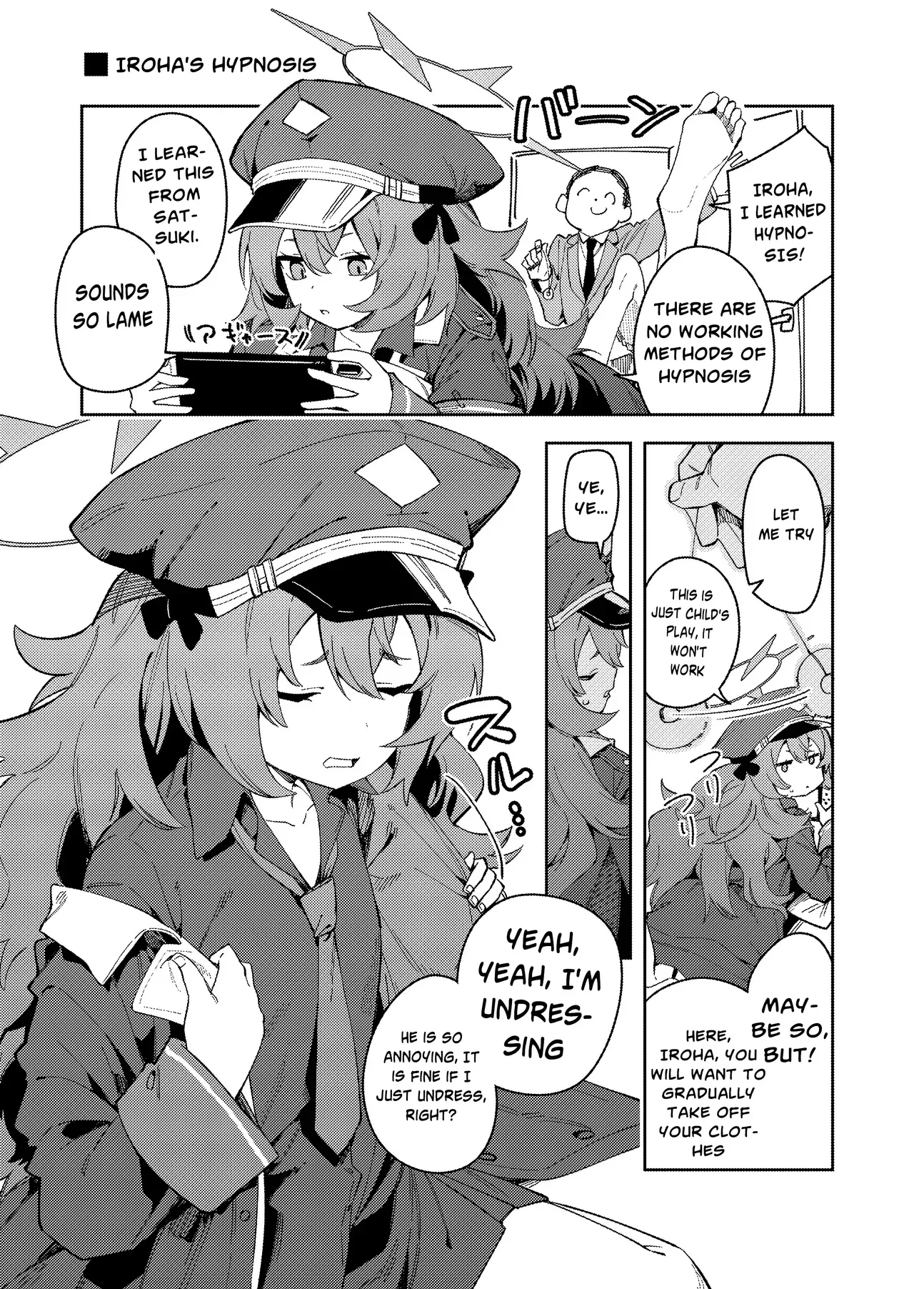 [Shinsekai Set (Shobu)] IRH Saimin？H | Iroha Hypnosis (Blue Archive) [English] [Telegram_COHQTG] [Decensored] [Digital] - Page 1
