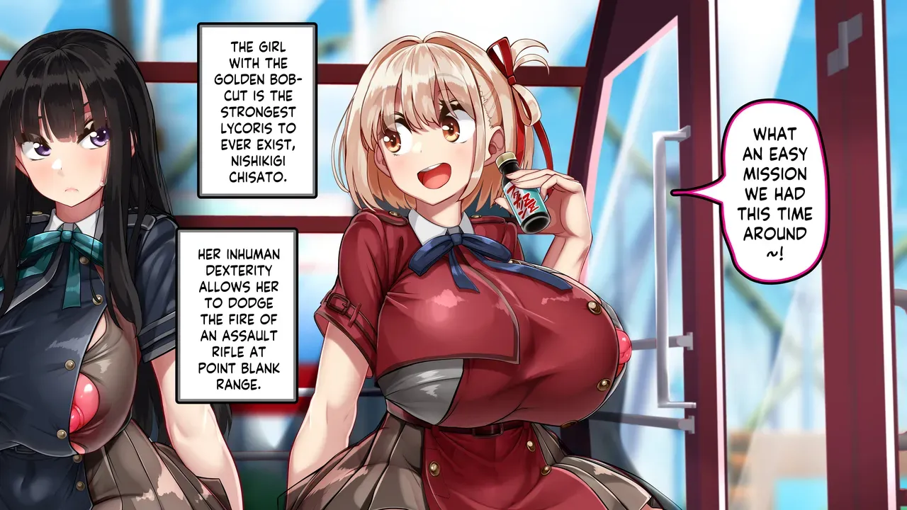 [Kawahagitei] Lycoris Ecchi de Chianiji!? Chisa x Taki ~Kanransha Date, Misshitsu Haramase Jiken~ | Lycoris, Mating to Protect Public Peace! ~Ferris Wheel Date, Cabin Impregnation Incident~ (Lycoris Recoil) [English] - Page 6