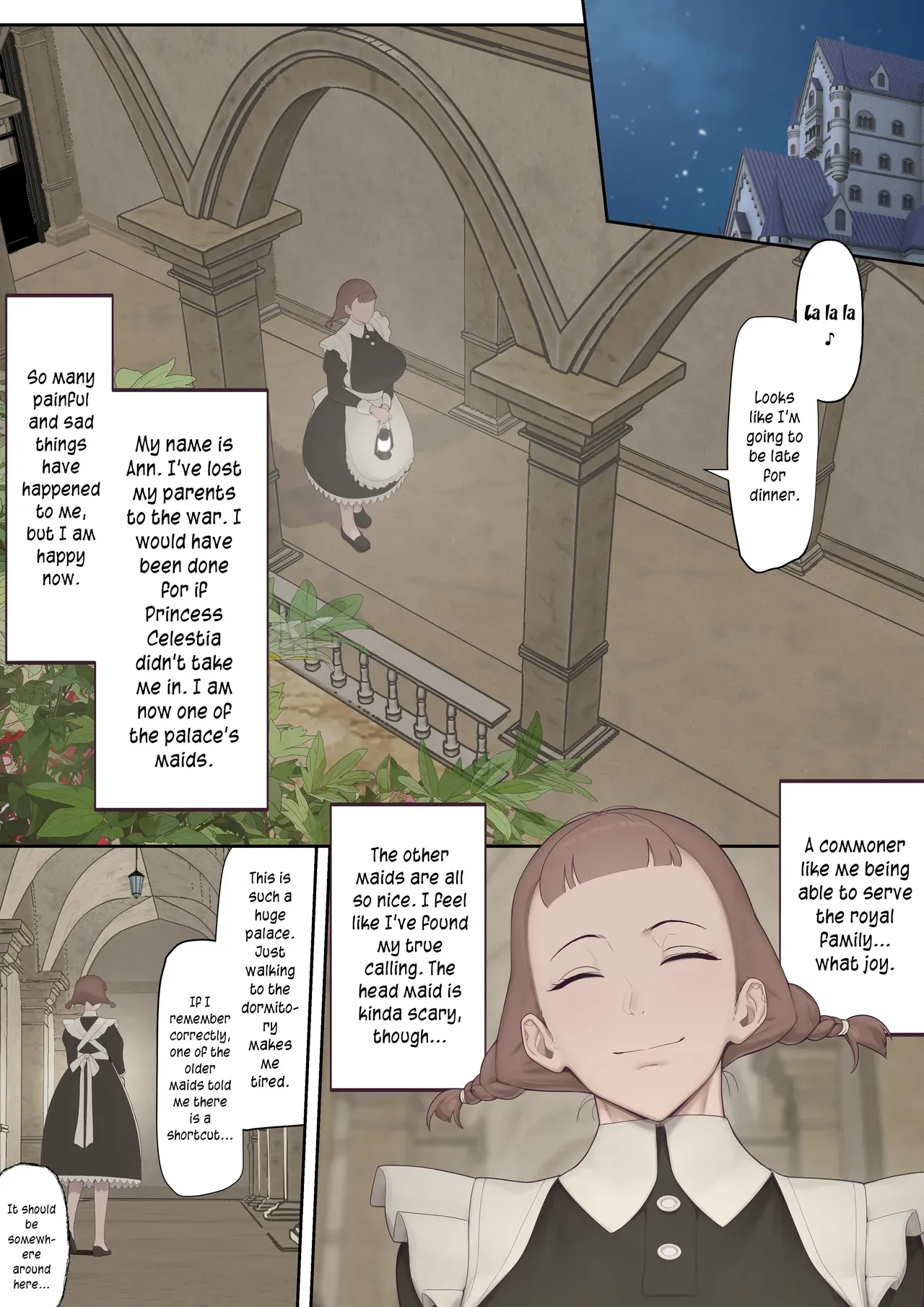 [Okushima Izumo] Daraku no Oukyuu | Palace of the Depraved [English] [joobuspaidatr] - Page 4