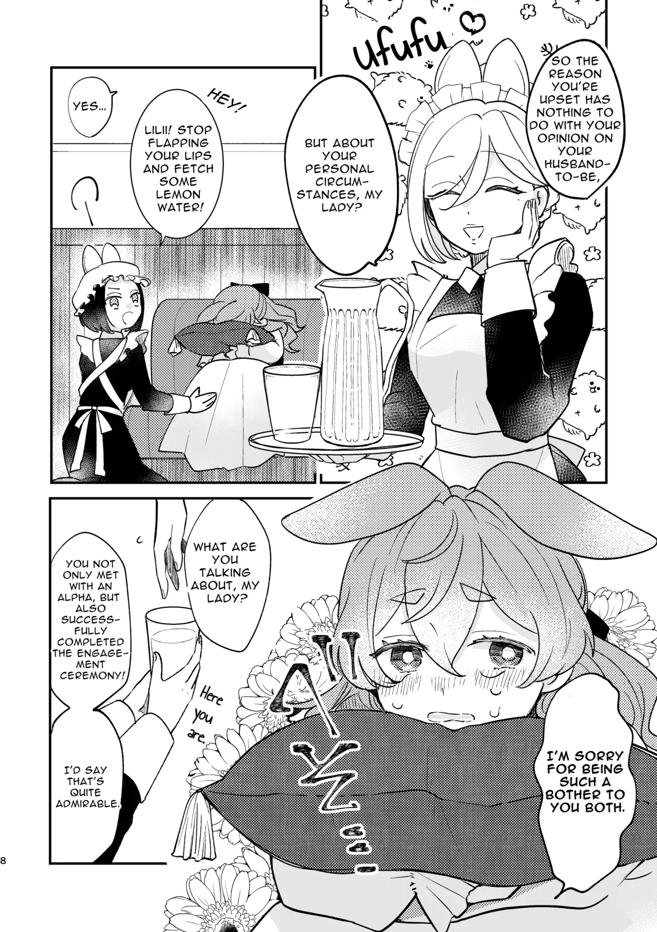 [Uwoichiba (Sabakan)] Usagi Reijou to Ookami Reisoku (Zenpen) | Omega Rabbit and Alpha Wolf (First Part) [English] [Bean Works] [Digital] - Page 7