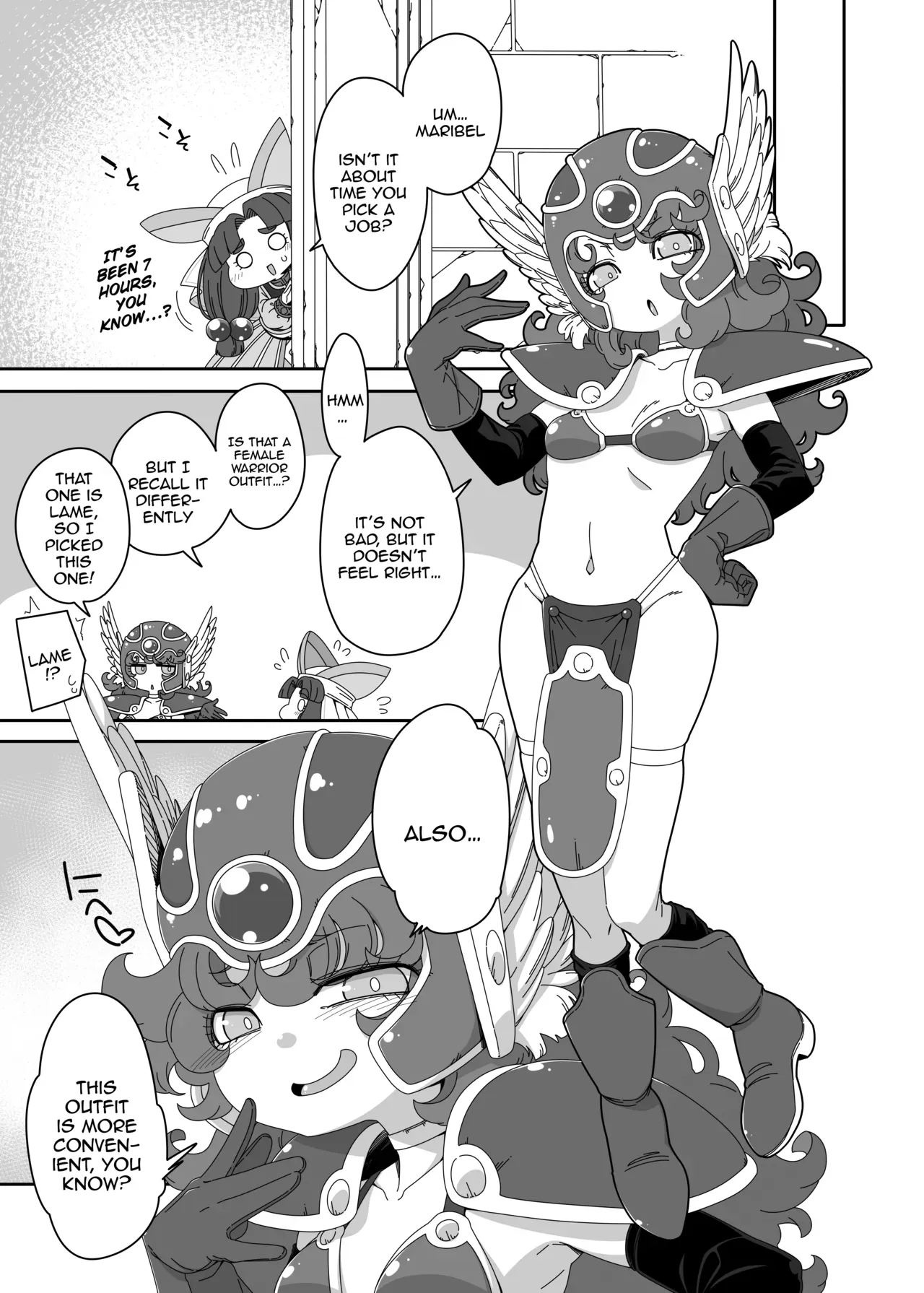 [Hanya Yashiki (Hanya)] Maribel wa Banban Tenshokushite Ikitai | Maribel Wants To Keep Changing Jobs (Dragon Quest VII) [English] {Doujins.com} [Digital] - Page 2