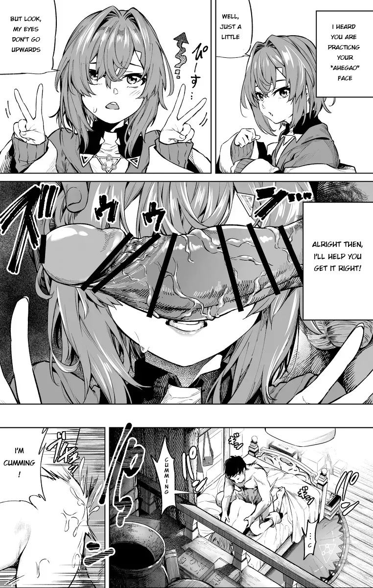 [Ooban Yaki] Ahegao Renshuu Ange (Ange Katrina) [English] - Page 1