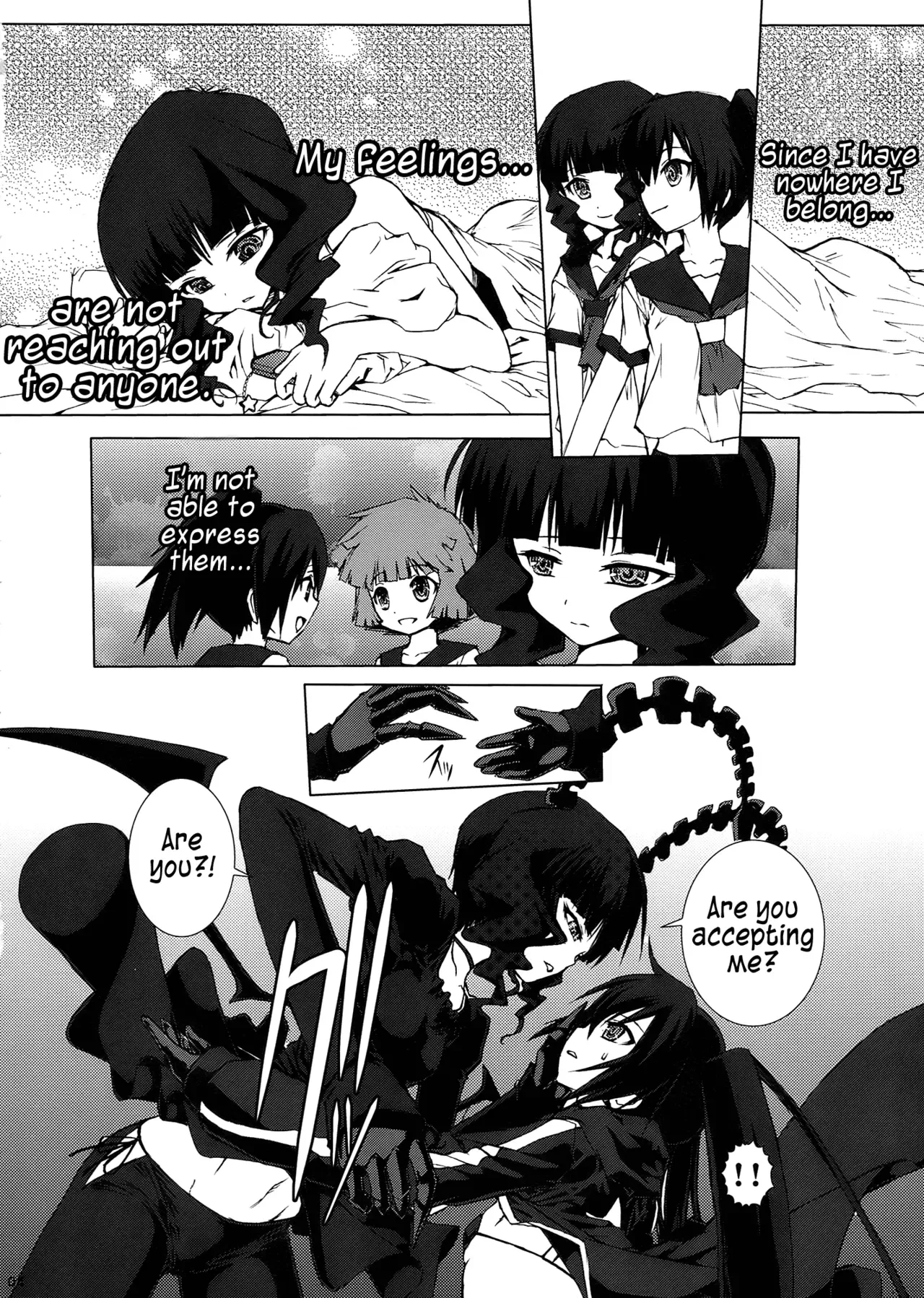 (C78) [Escargot Club (Juubaori Mashumaro)] B★RS SAND! (Black Rock Shooter) [English] =LWB= - Page 6