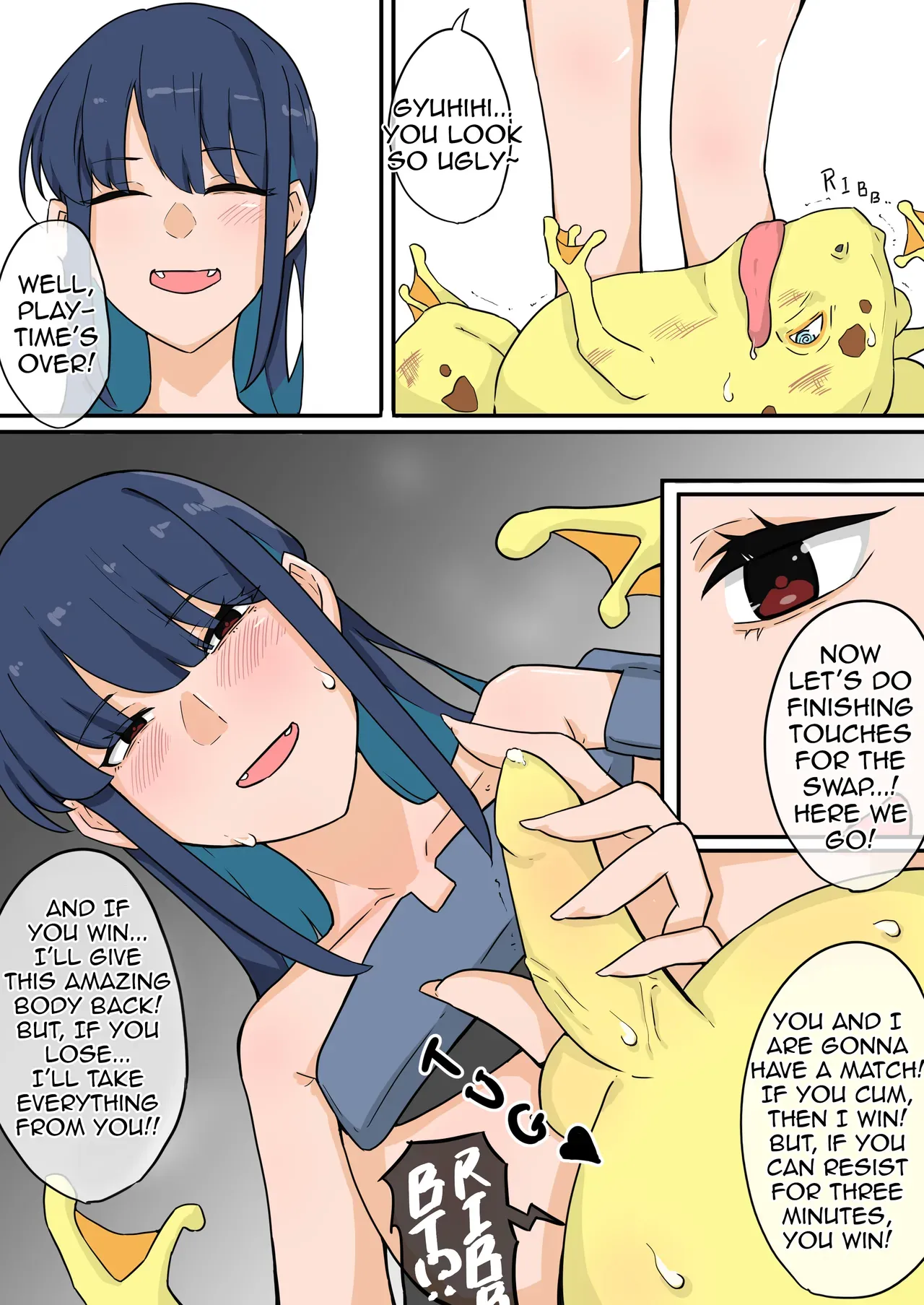 [Chihiro] Onna Kishi to Kaeru-gata Majuu no Irekawari RE | Female Knight and Frog Monster Swap RE [English] - Page 5