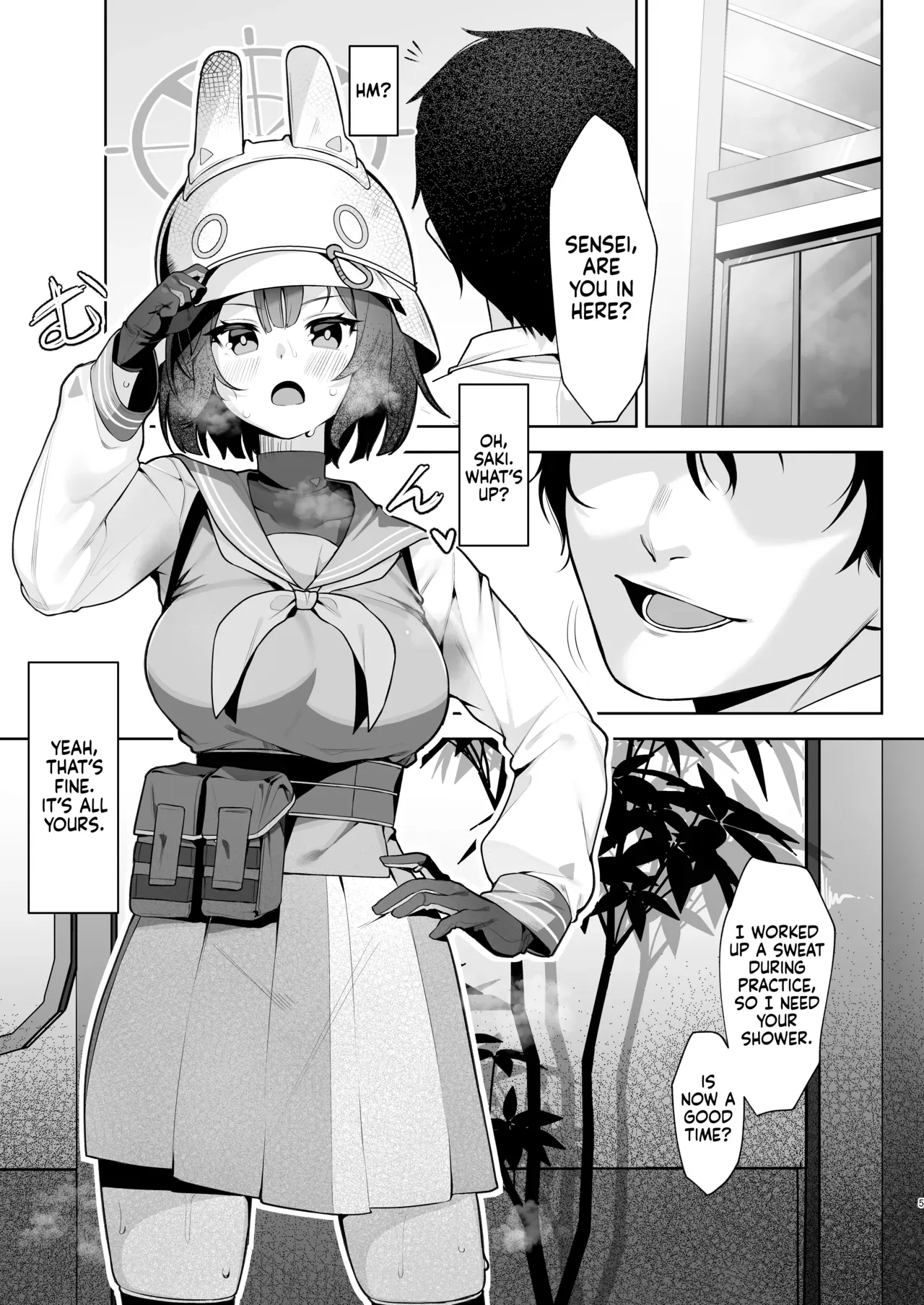 [Salty Dog. (Umashio)] Saimin Hiken Kiroku -Sorai Saki- | Hypnosis Experiment Record -Sorai Saki- (Blue Archive) [English] [Xzosk] [Digital] - Page 4